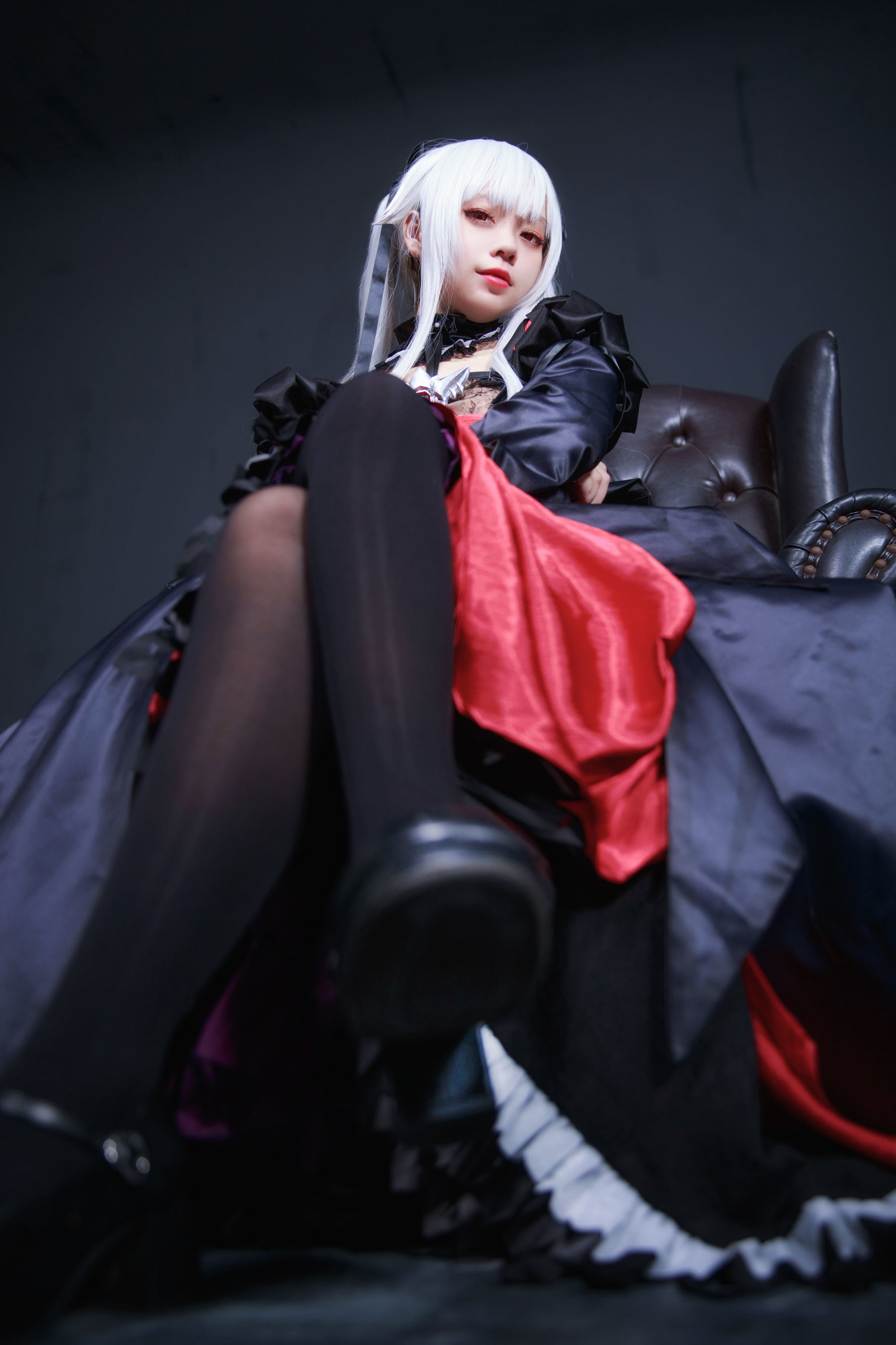 เน็ตไอดอล COSER 写真] บล็อกเกอร์อนิเม G44 จะไม่ได้รับบาดเจ็บ - ฝูจือชุดกระโปรงยาว