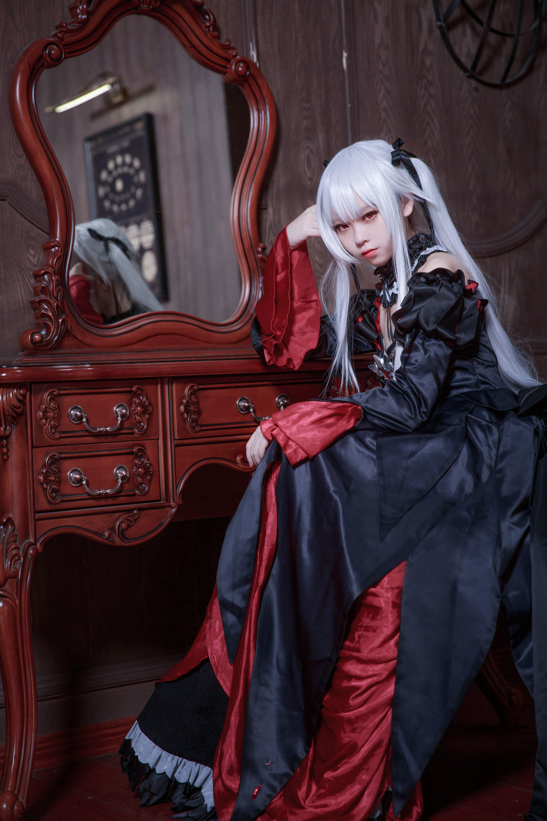 เน็ตไอดอล COSER 写真] บล็อกเกอร์อนิเม G44 จะไม่ได้รับบาดเจ็บ - ฝูจือชุดกระโปรงยาว