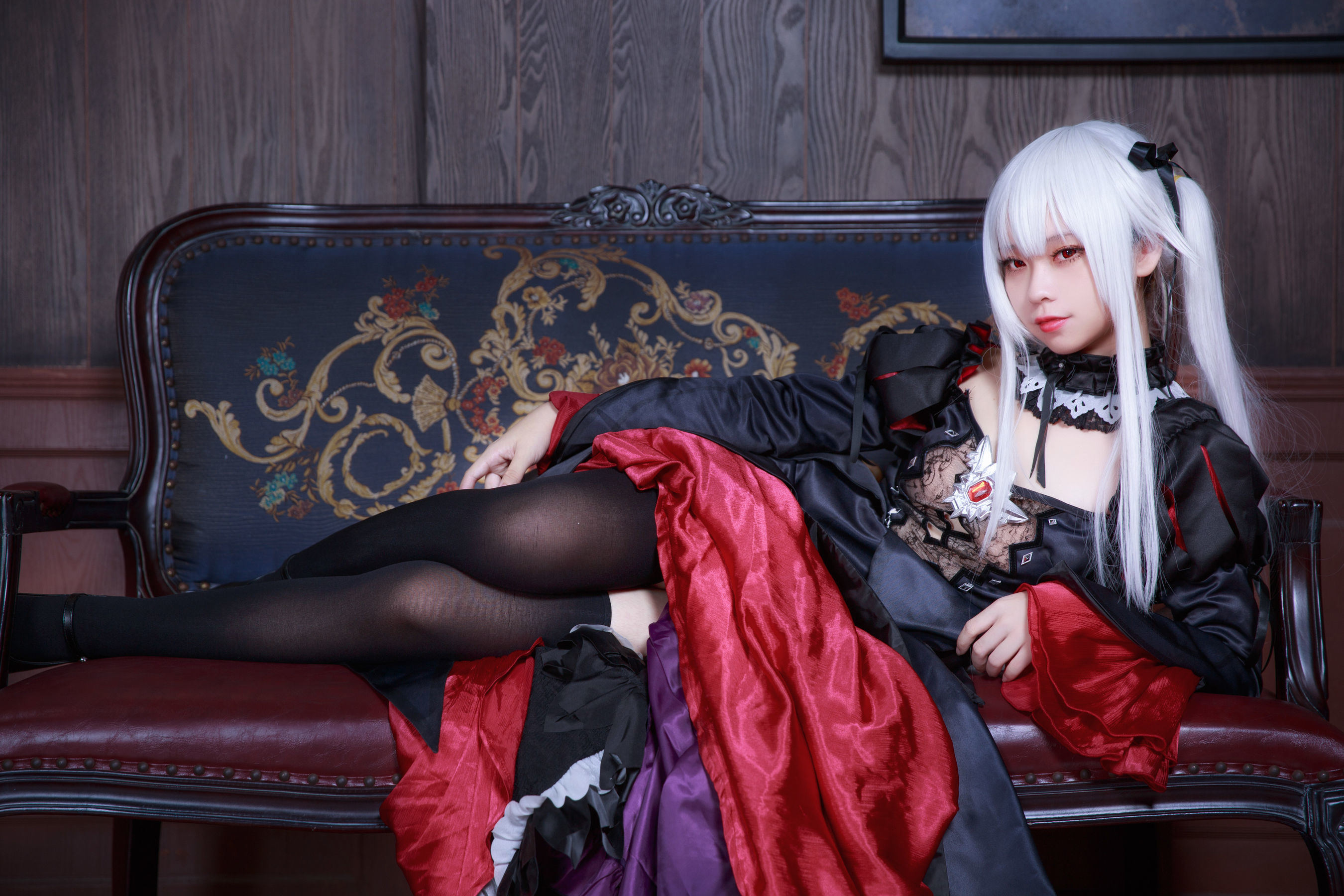 เน็ตไอดอล COSER 写真] บล็อกเกอร์อนิเม G44 จะไม่ได้รับบาดเจ็บ - ฝูจือชุดกระโปรงยาว
