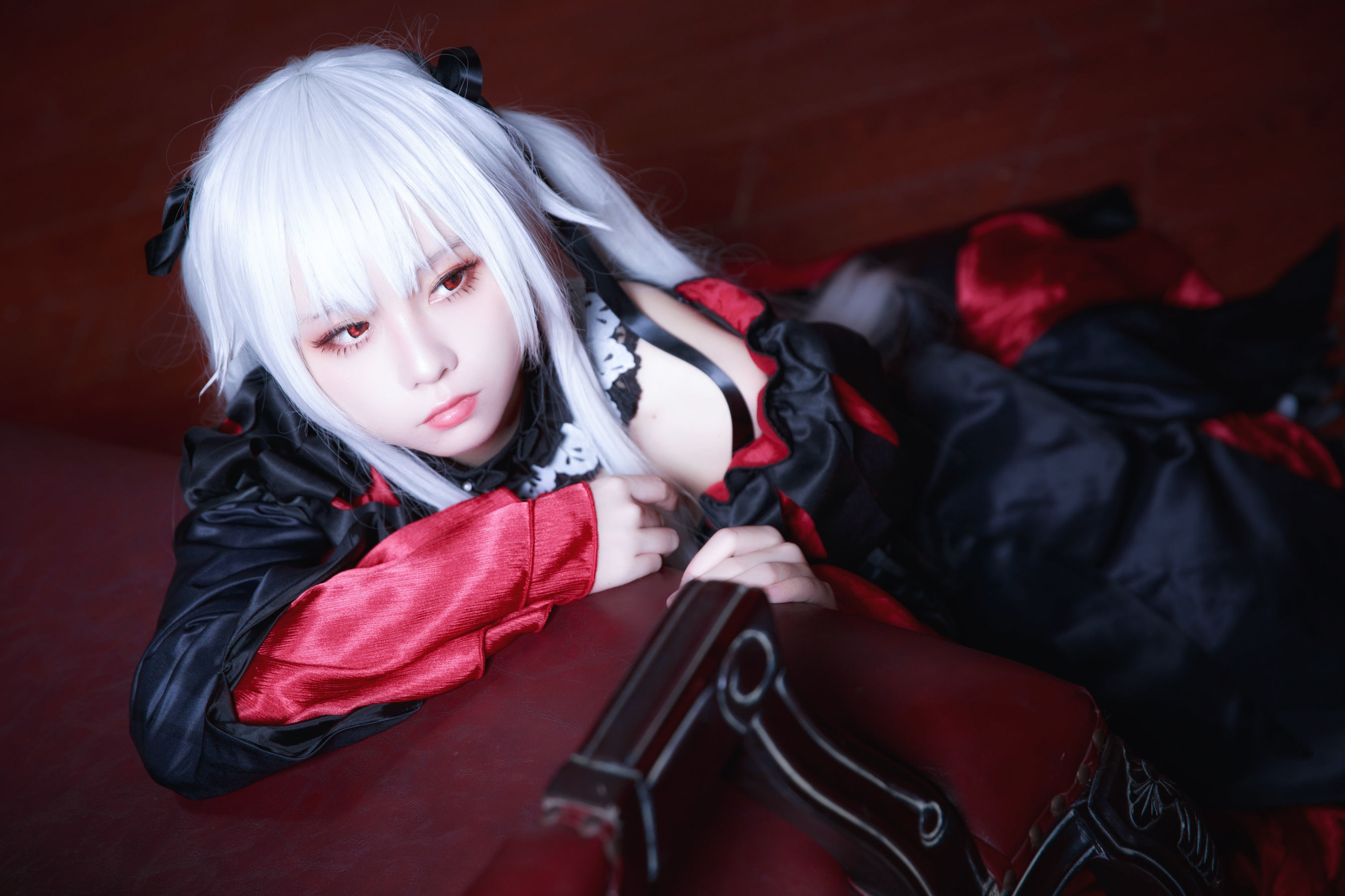 เน็ตไอดอล COSER 写真] บล็อกเกอร์อนิเม G44 จะไม่ได้รับบาดเจ็บ - ฝูจือชุดกระโปรงยาว