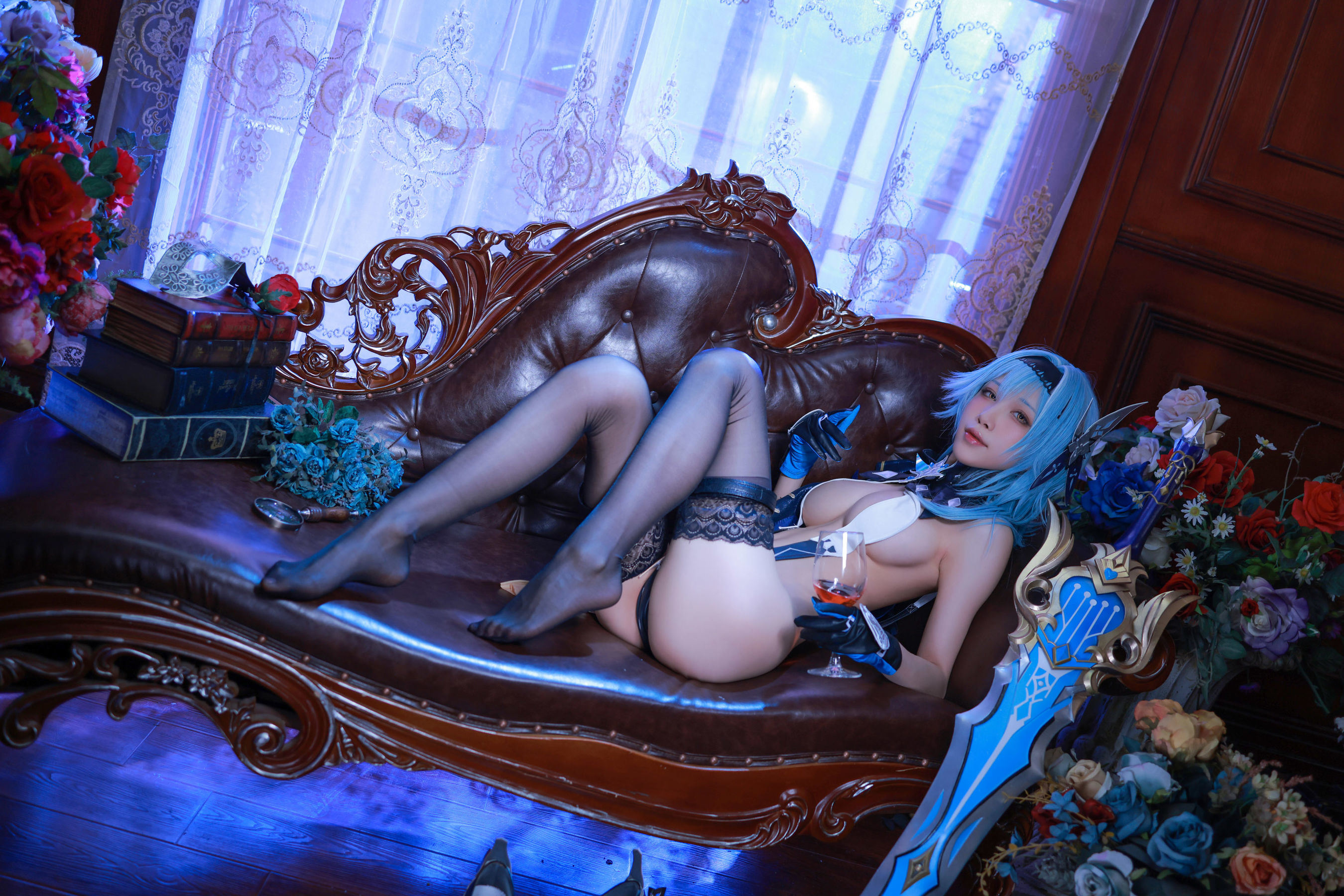 Internet Celebrity Coser Photobook] Anime Blogger Shuimiao aqua - Genshin Impact Eula Underwear