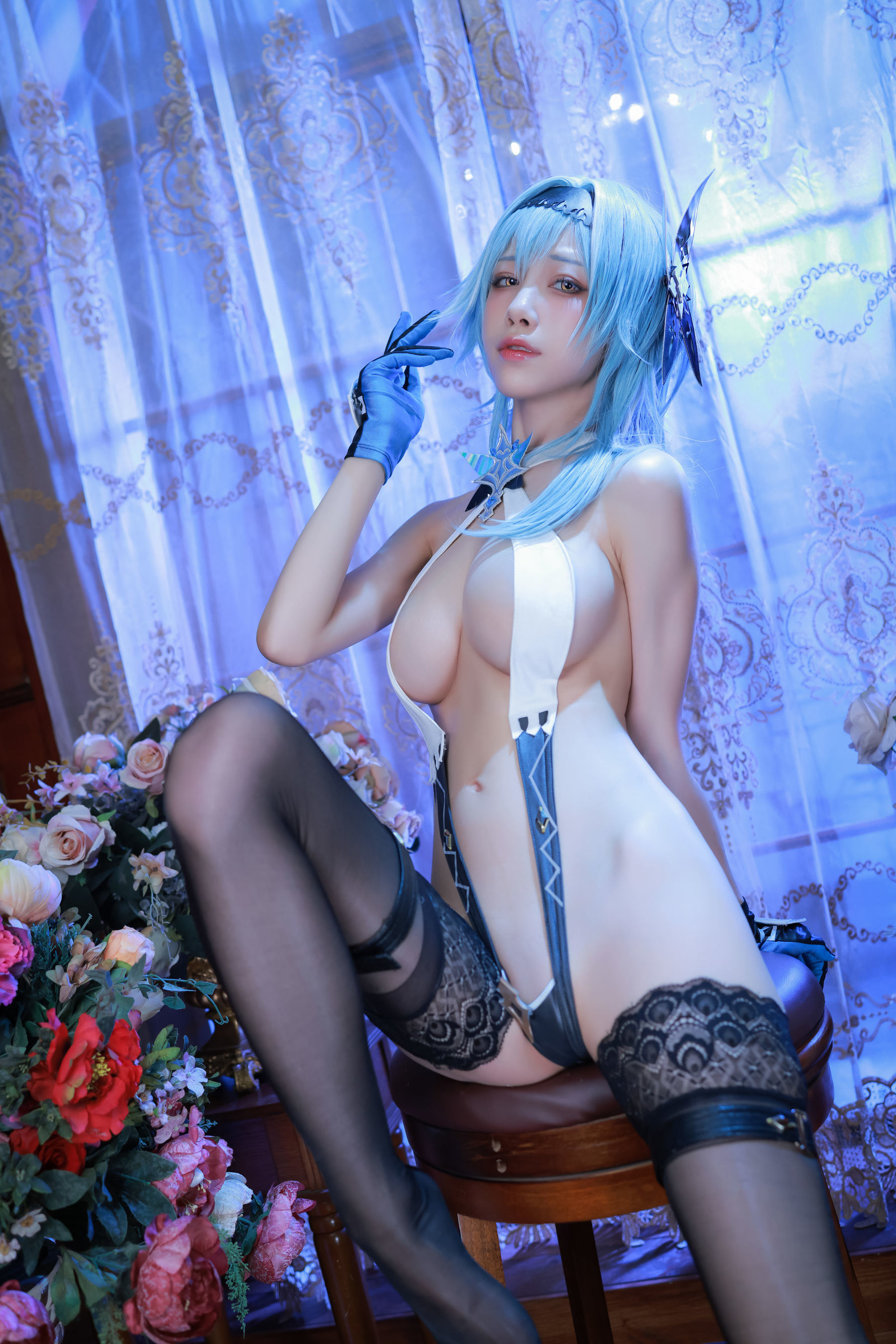 Internet Celebrity Coser Photobook] Anime Blogger Shuimiao aqua - Genshin Impact Eula Underwear