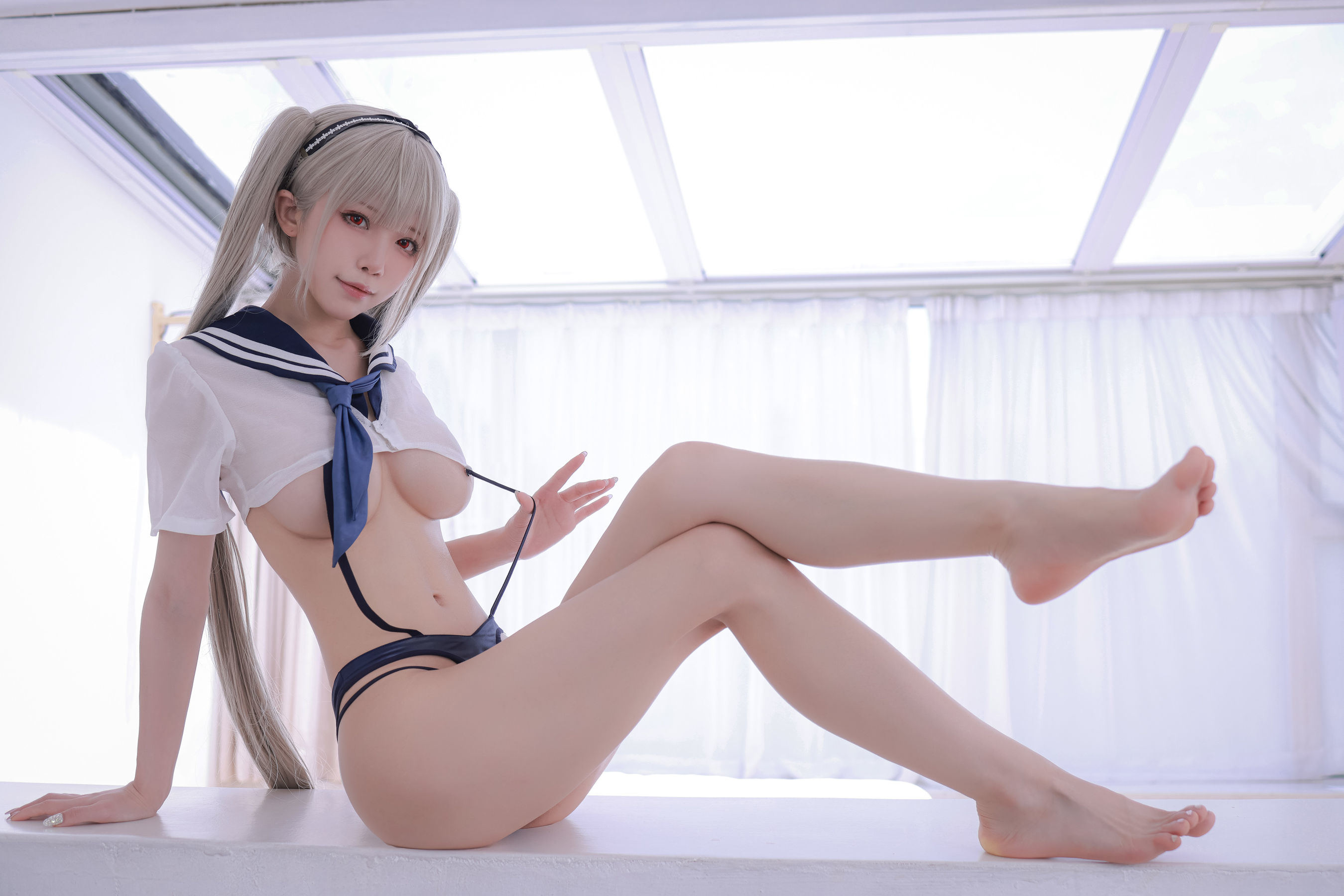 Internet Celebrity Coser Photobook] Anime Blogger Shui Miao Aqua - Azur Lane Formidable Doujin JK