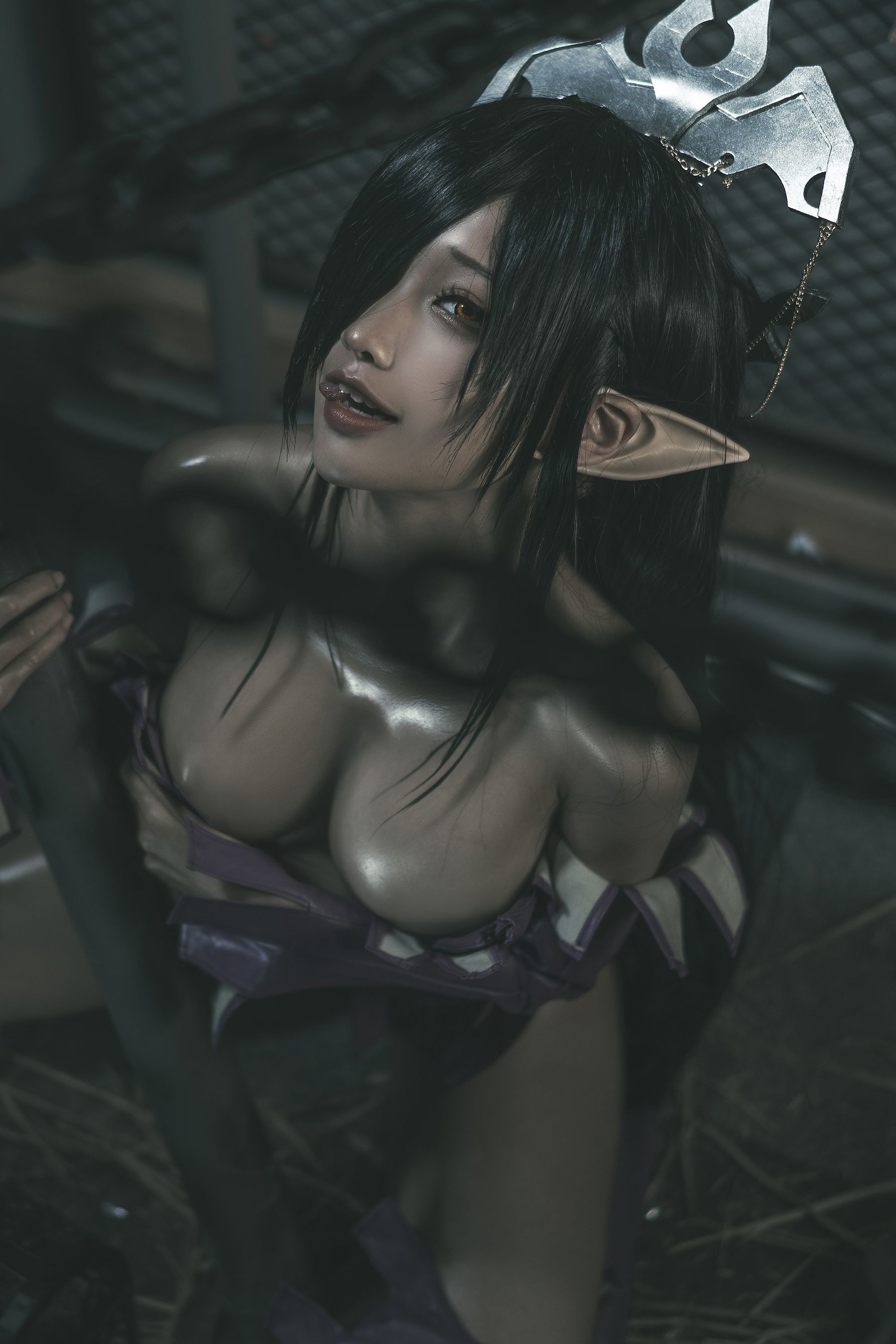 網紅COSER寫真] 動漫博主蠢沫沫 - 黑獸女王 原設