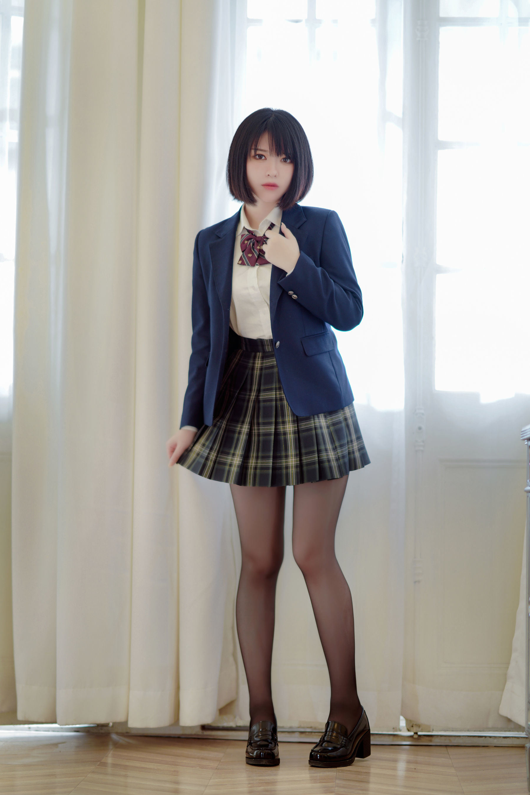 半半子 制服姿态 Cosplay写真