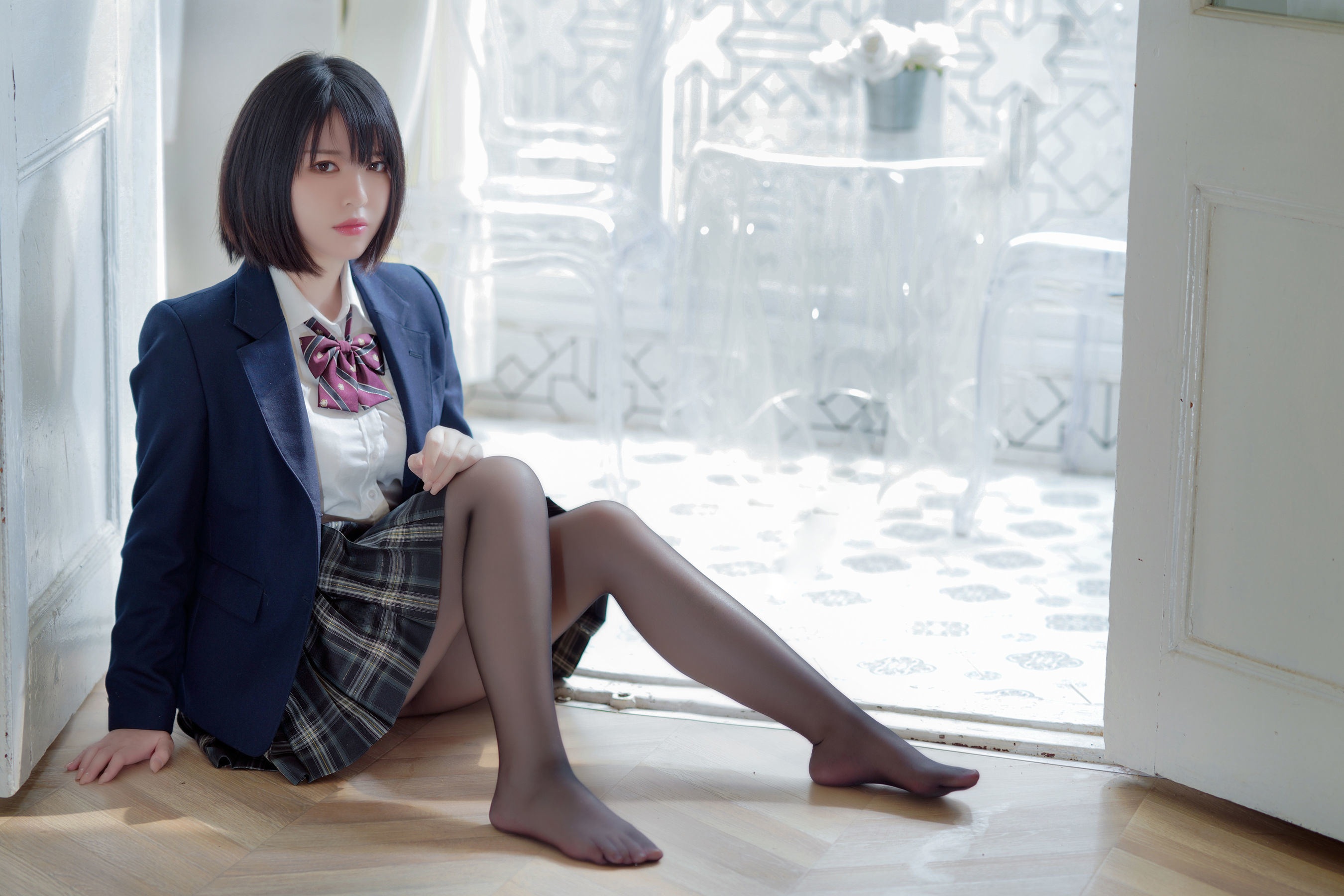 半半子 制服姿态 Cosplay写真