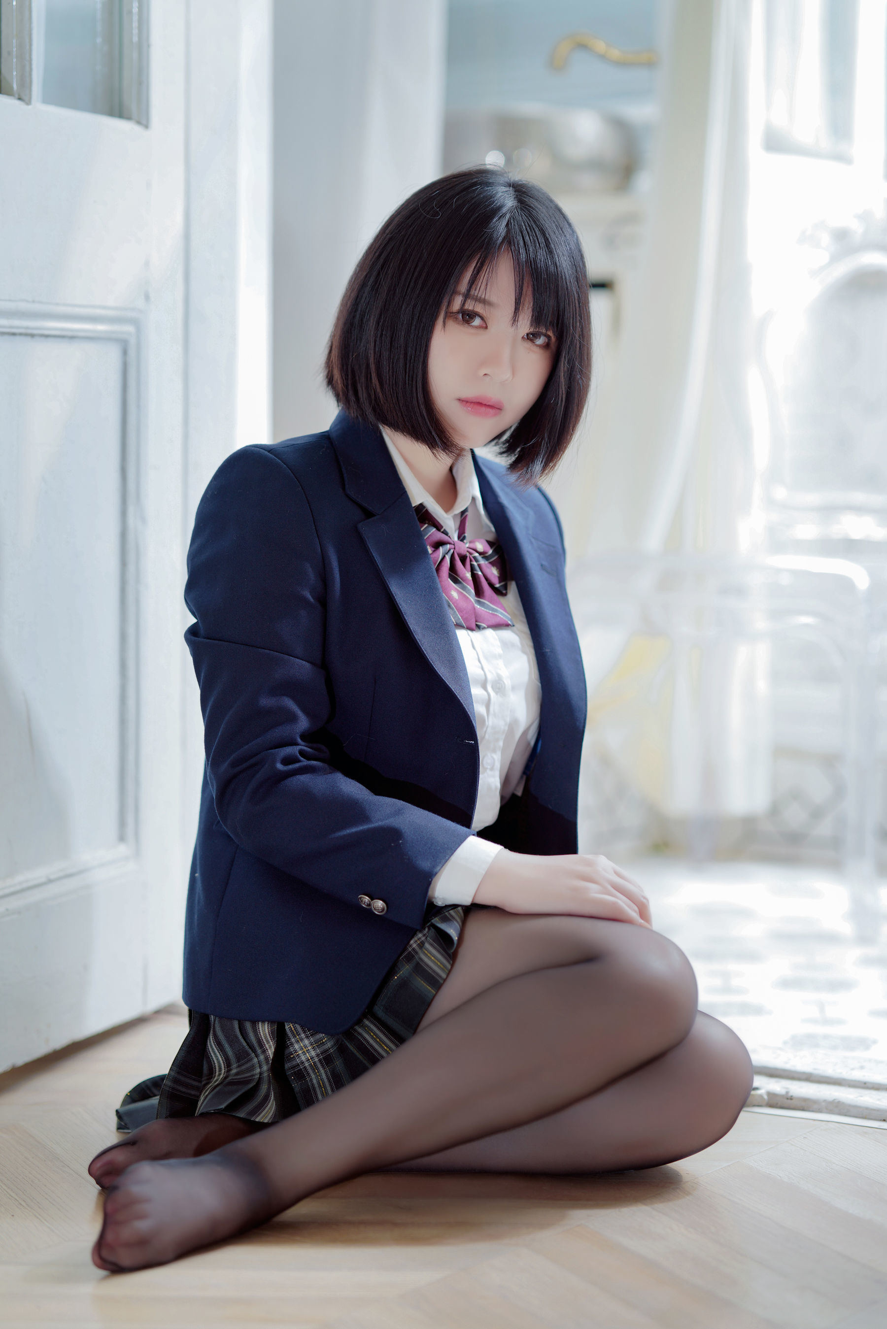 半半子 制服姿态 Cosplay写真