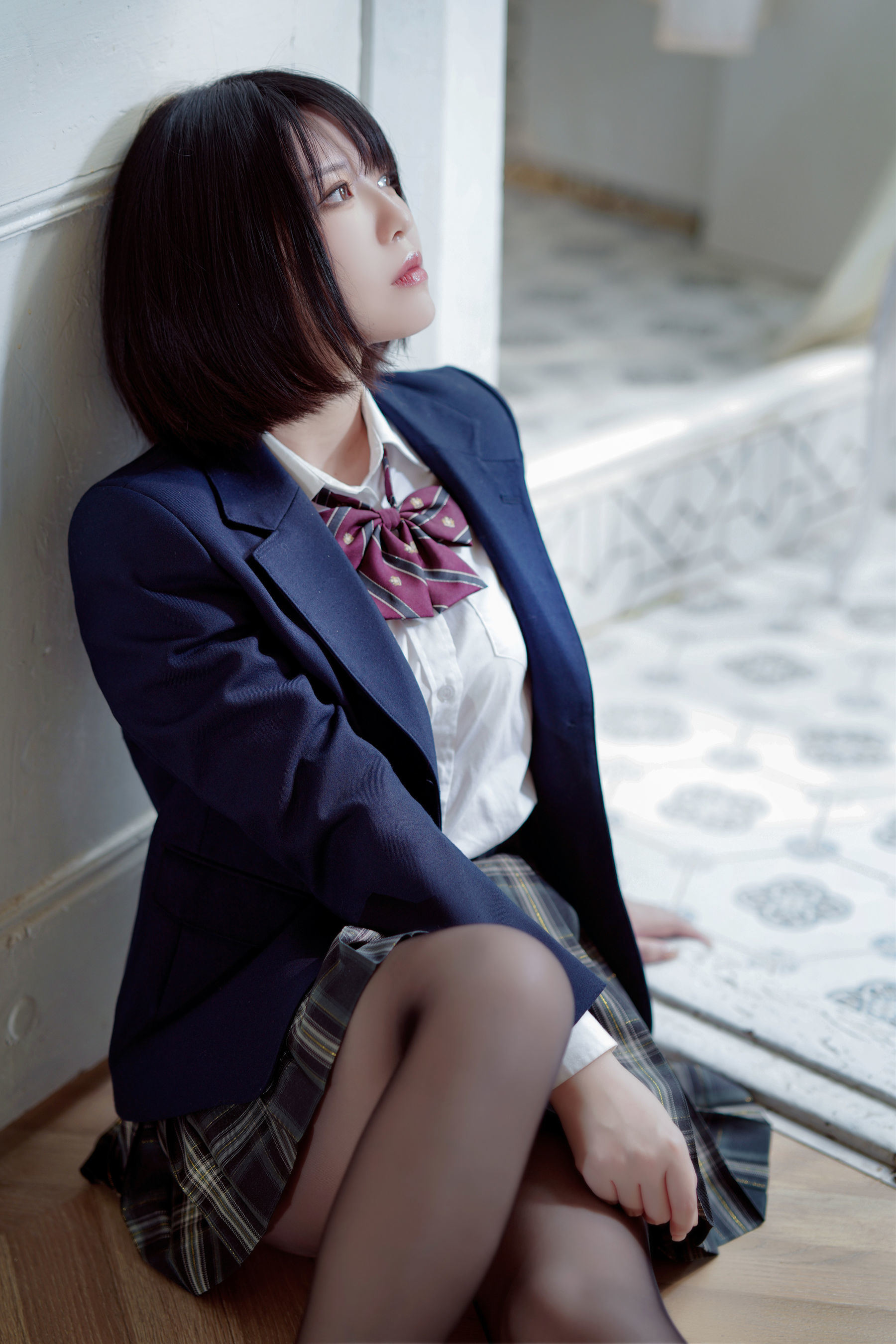 半半子 制服姿态 Cosplay写真