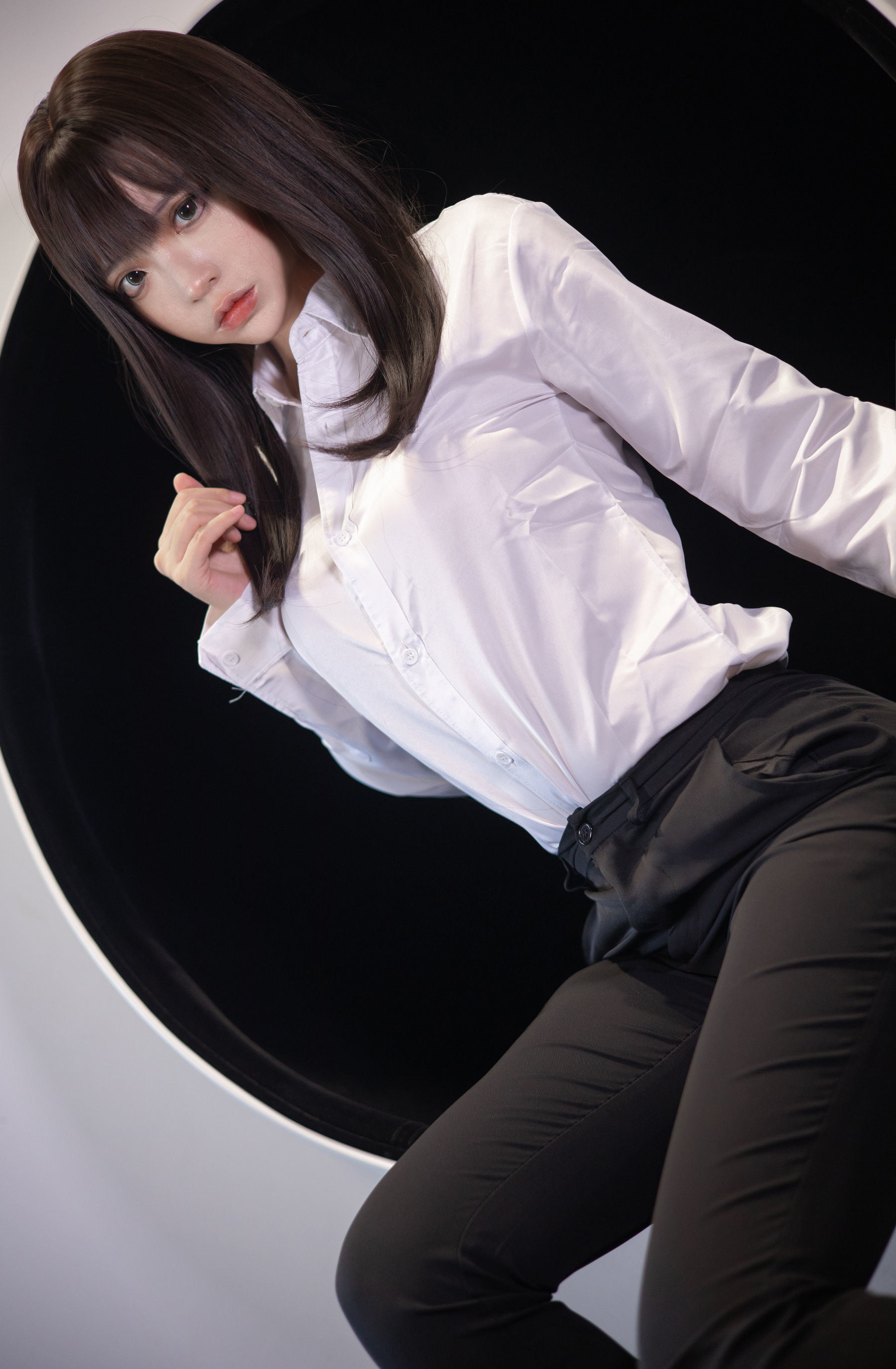 Crazy Cat ss คอสเพลย์ OL ออฟฟิศ