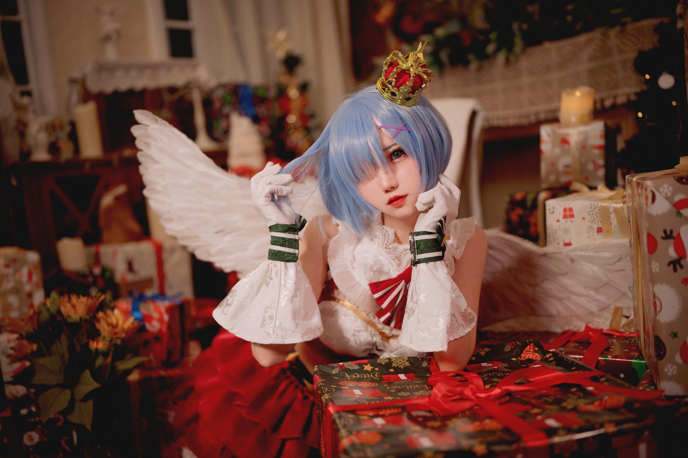 ネット有名人COSER写真] 花七Hana - クリスマスレム