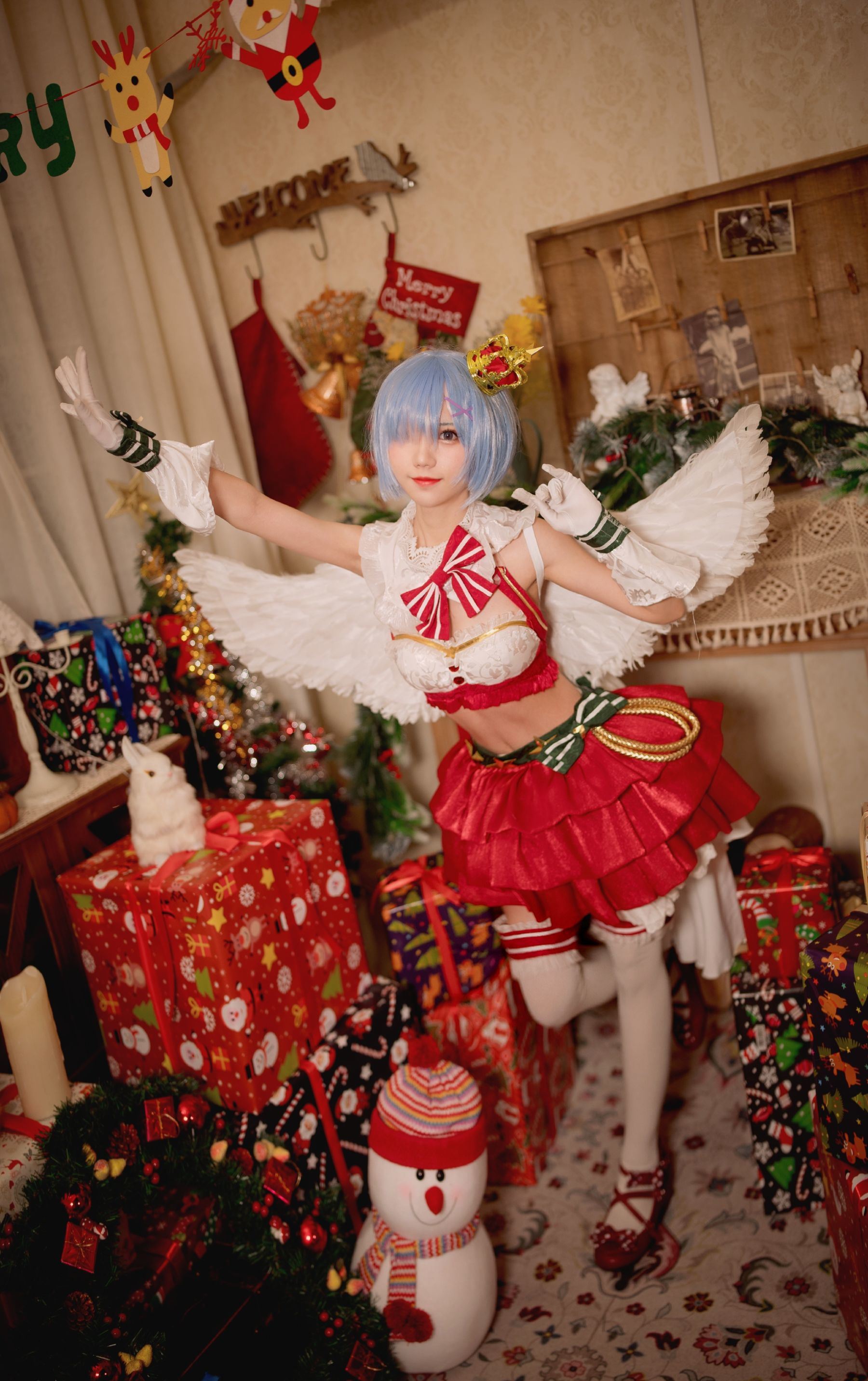 ネット有名人COSER写真] 花七Hana - クリスマスレム