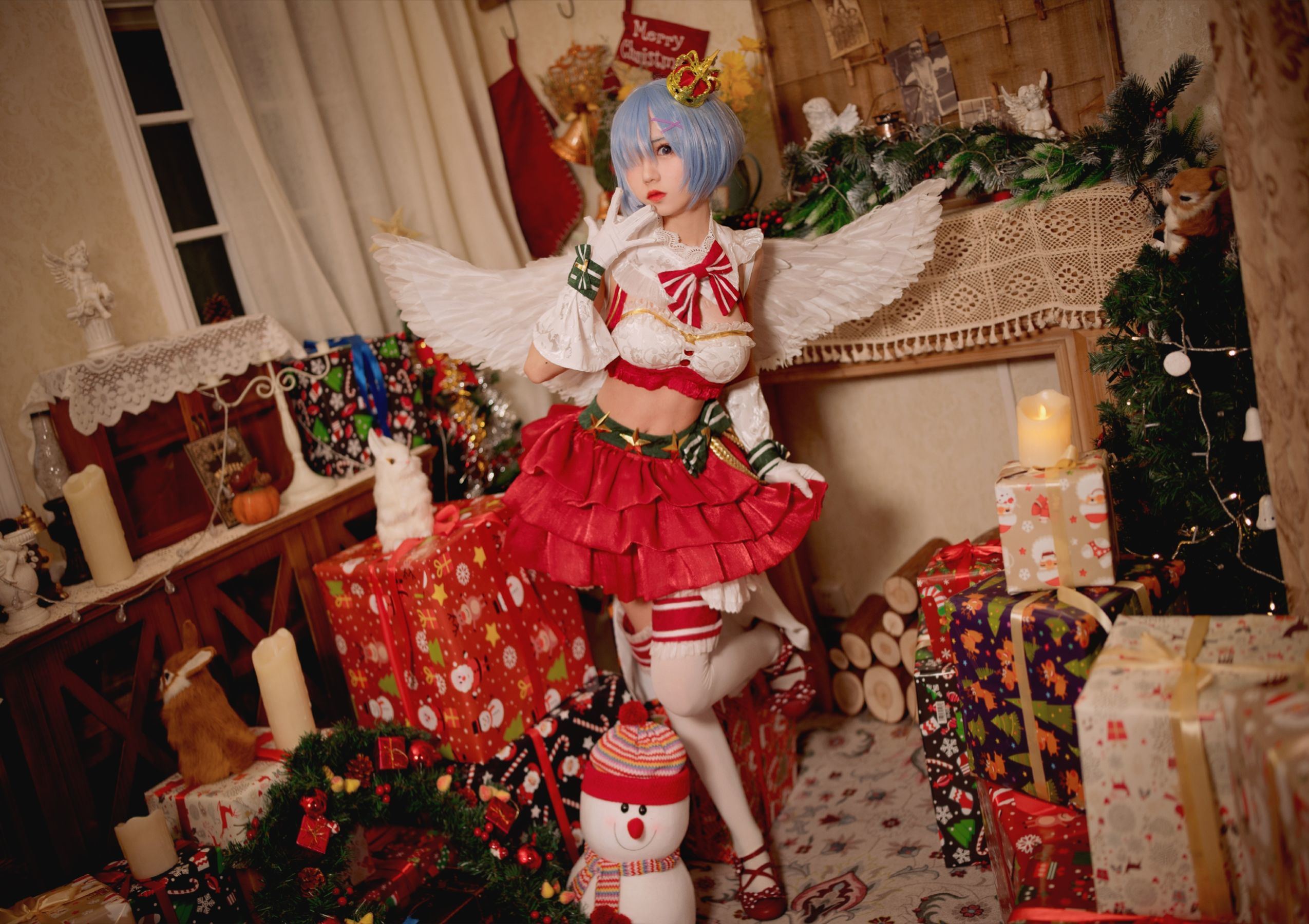 ネット有名人COSER写真] 花七Hana - クリスマスレム