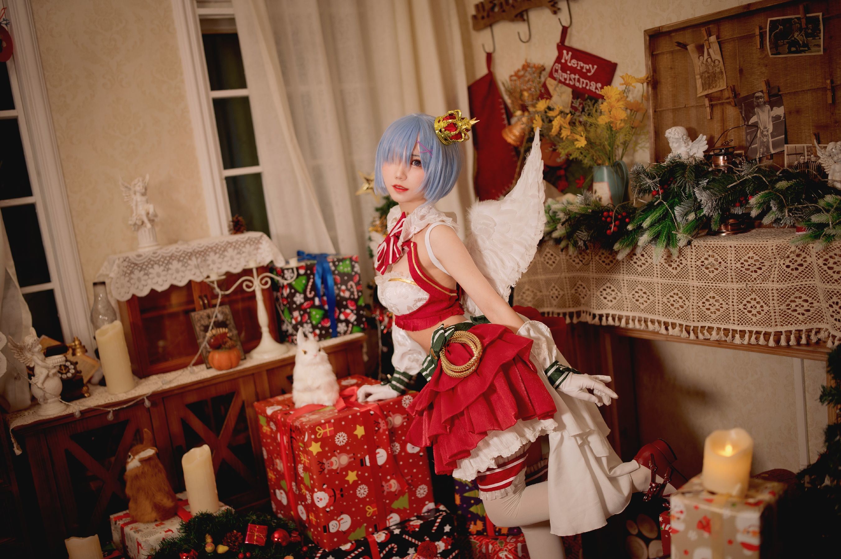 ネット有名人COSER写真] 花七Hana - クリスマスレム