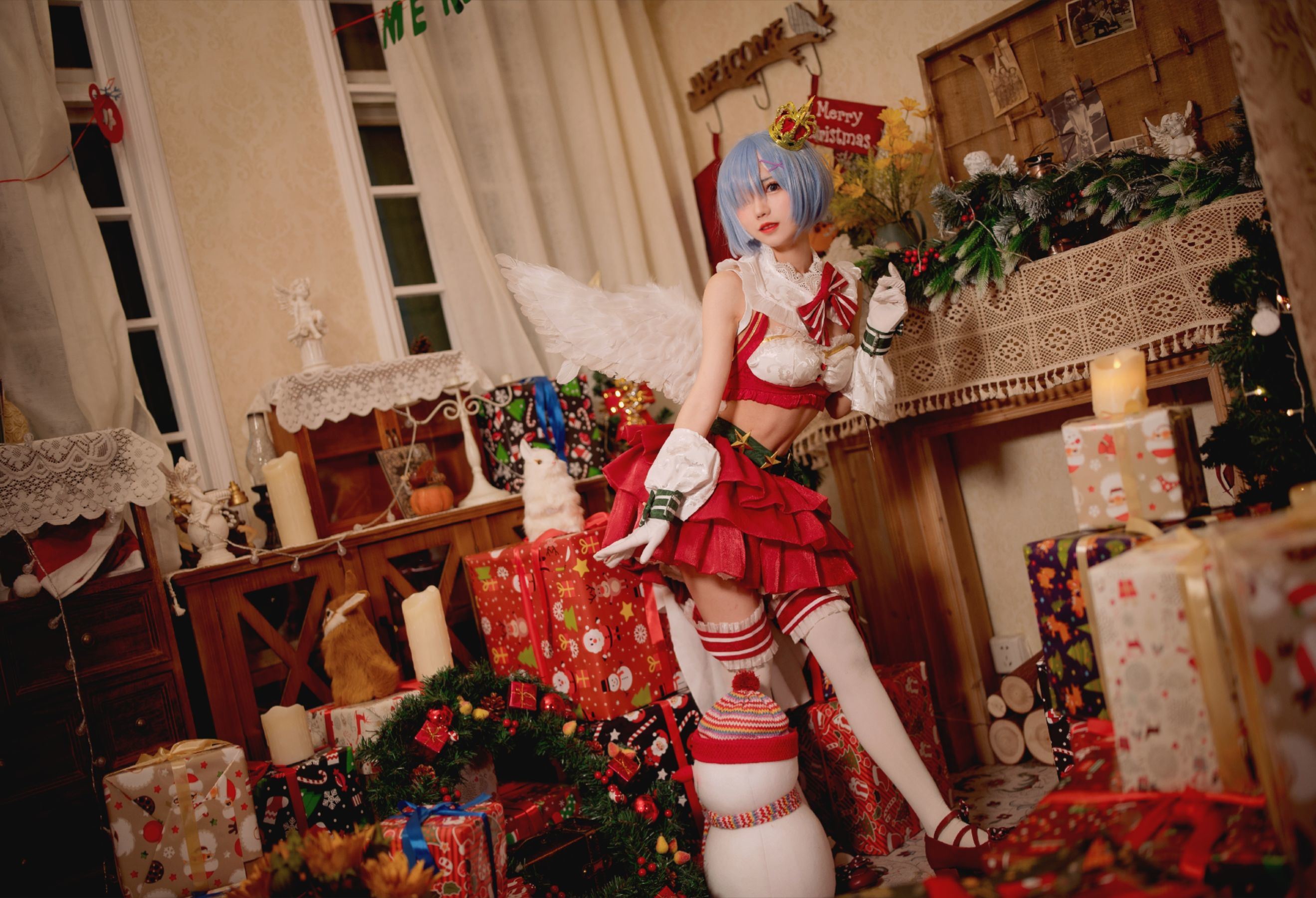 ネット有名人COSER写真] 花七Hana - クリスマスレム