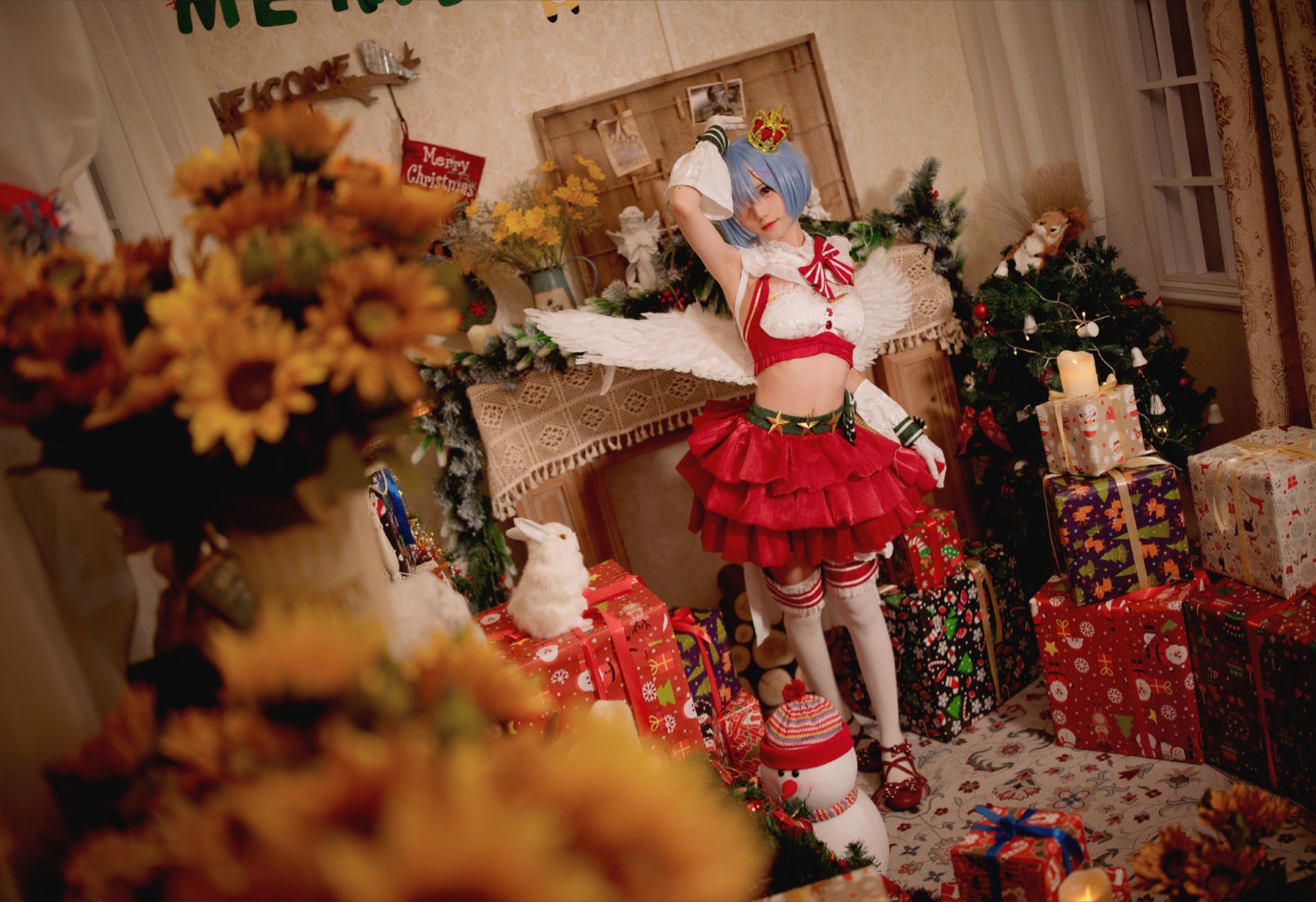 ネット有名人COSER写真] 花七Hana - クリスマスレム