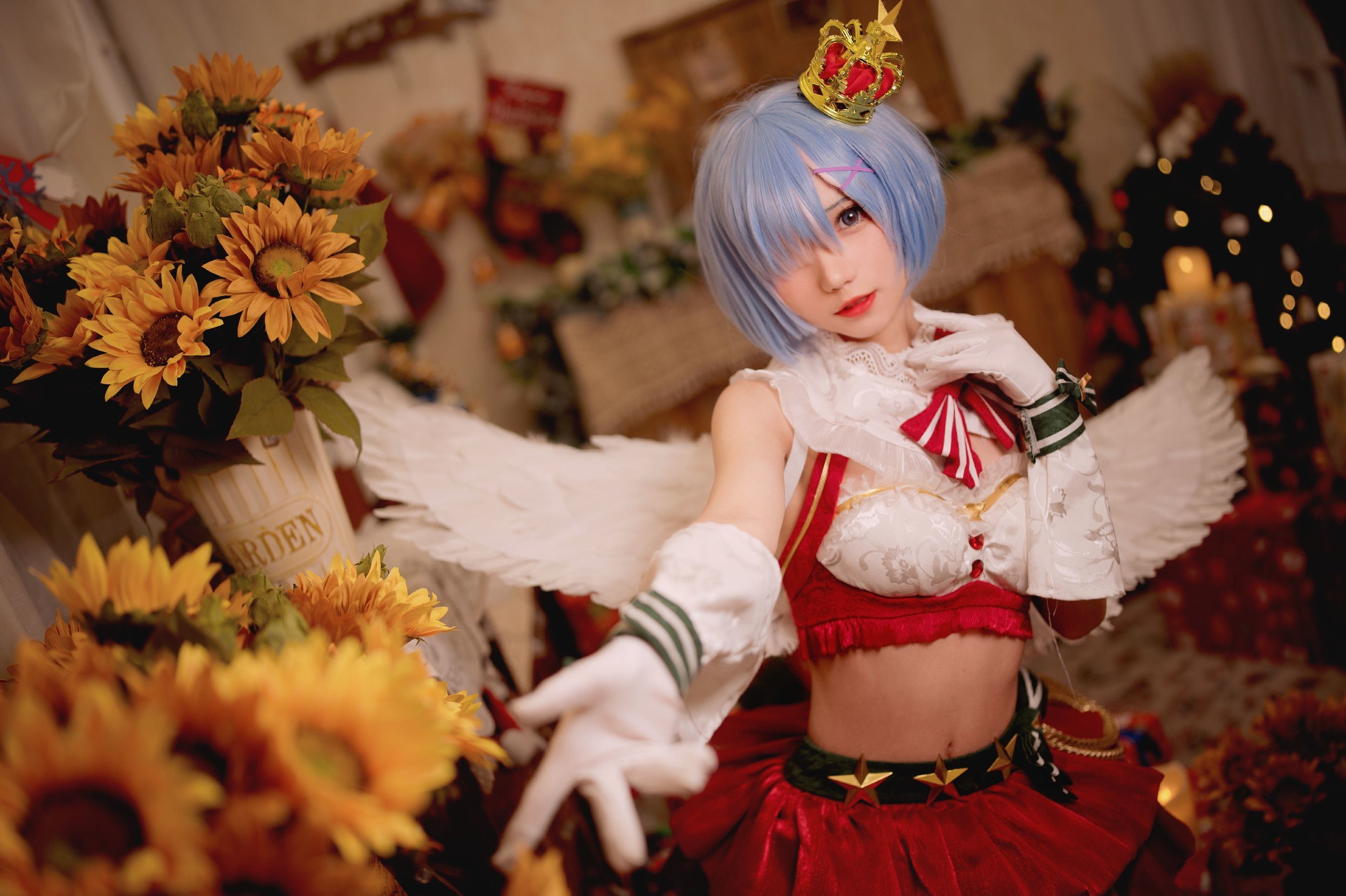 ネット有名人COSER写真] 花七Hana - クリスマスレム