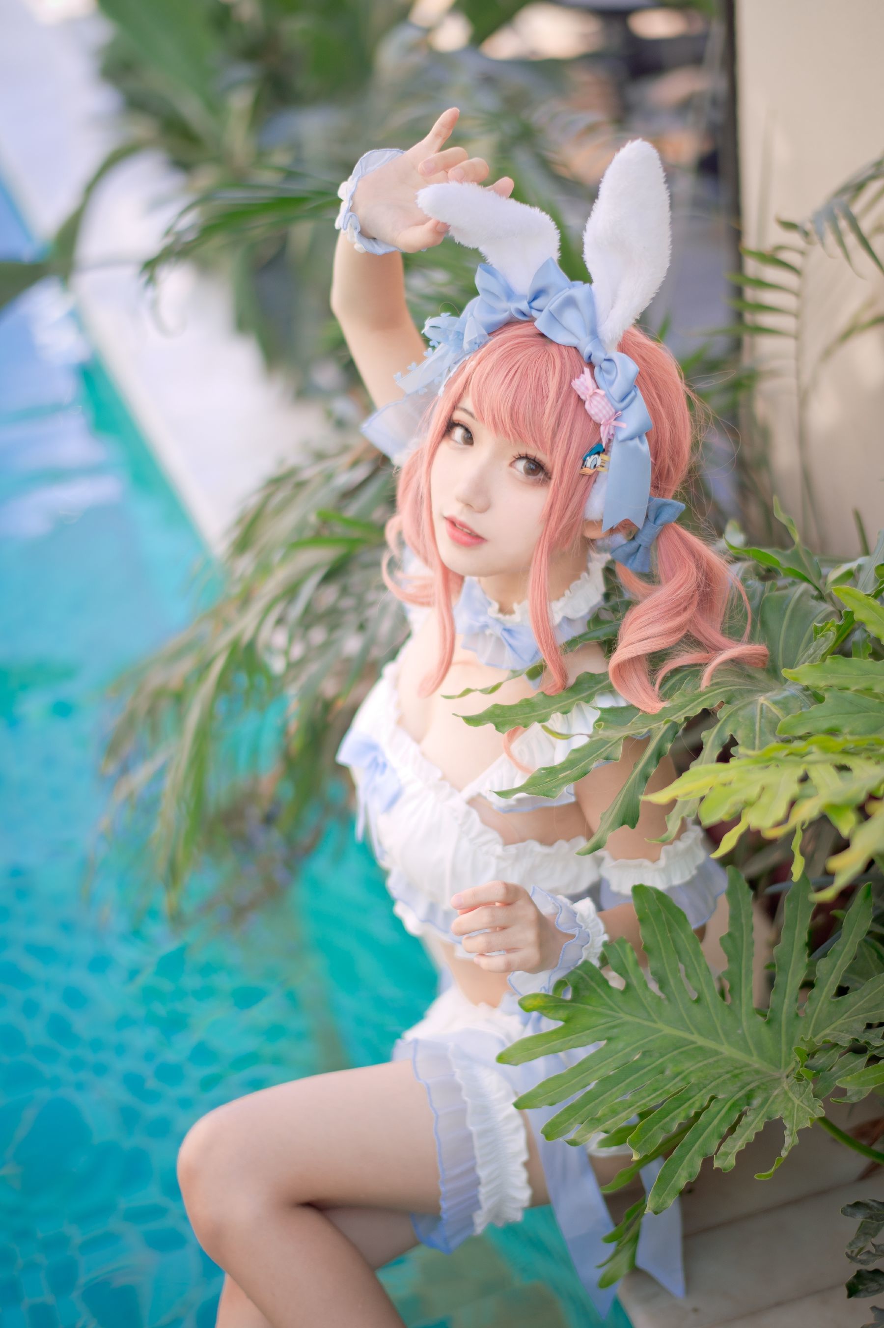 ネット有名人COSER写真] 花柒Hana - 夏日の甘い心 水着