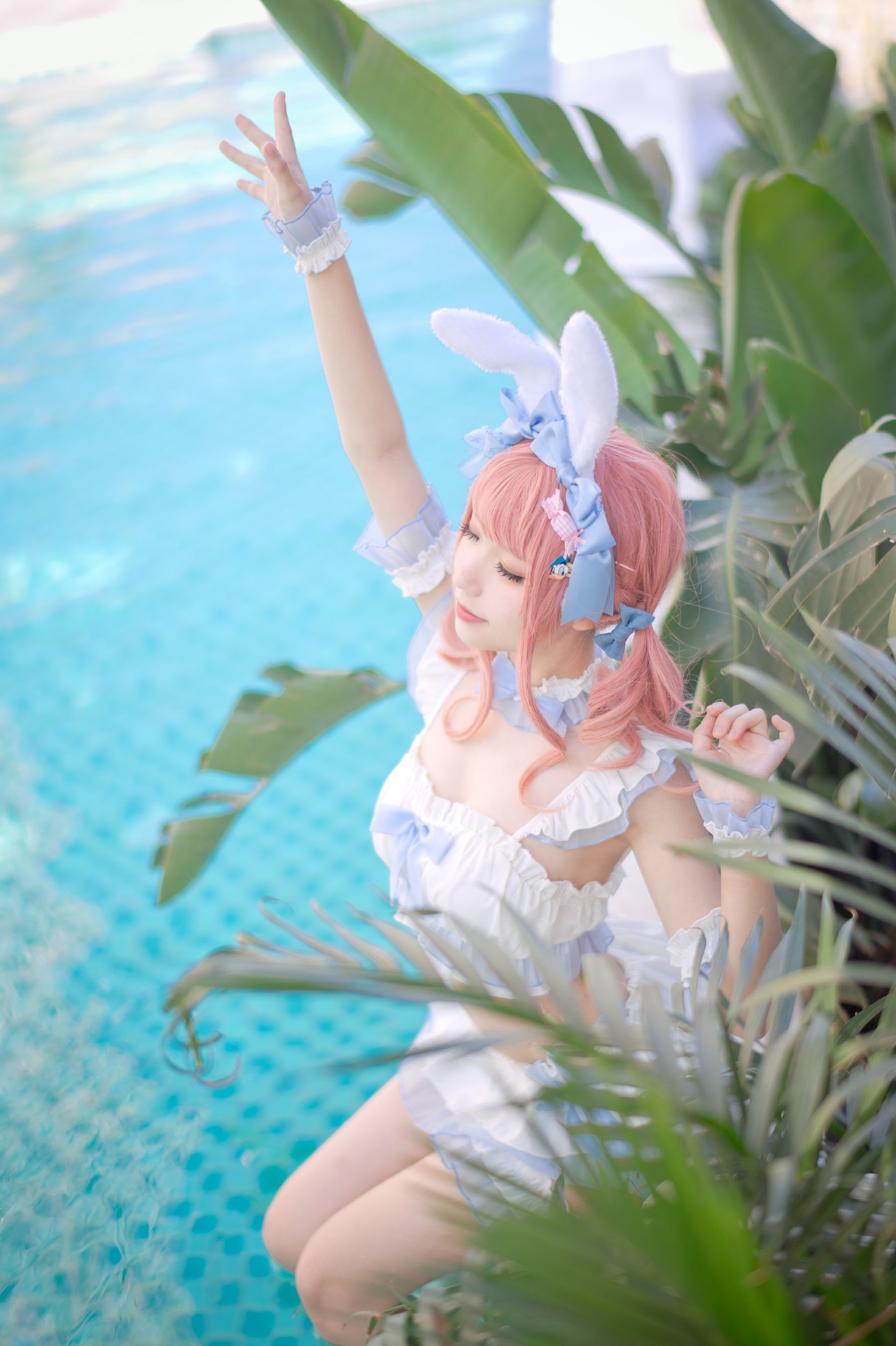 ネット有名人COSER写真] 花柒Hana - 夏日の甘い心 水着