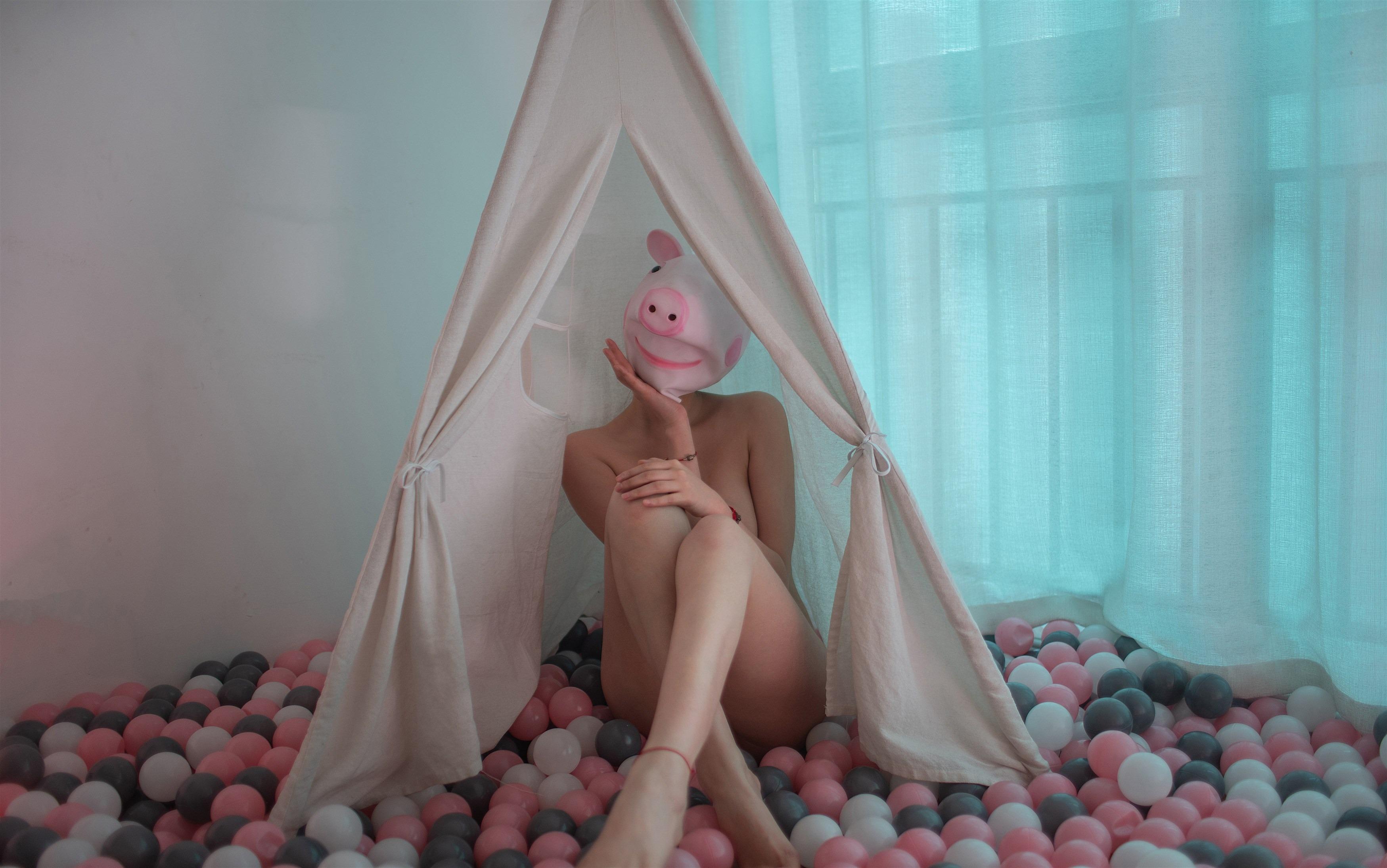 奈汐酱nice – 小猪佩奇 [55P]