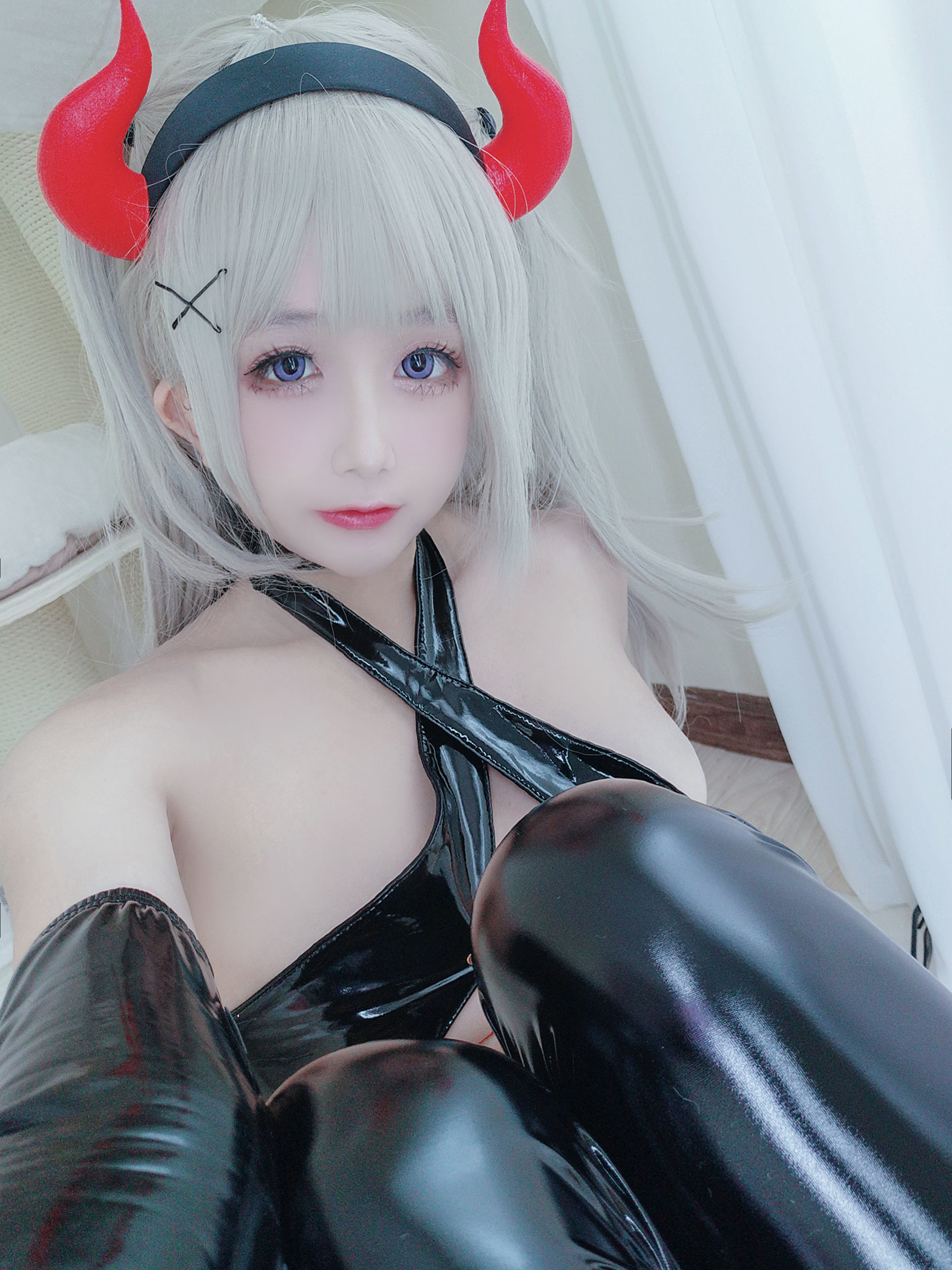 [网红COSER写真] Cosplay日奈娇 - 束缚魅魔