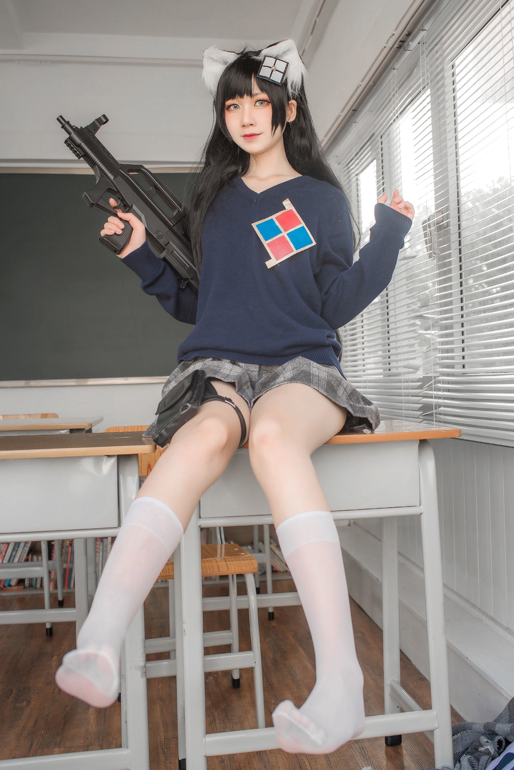 Internet Celebrity COSER Photobook] Izumi Quan Taizi Welfare - Pure White Graduation Season