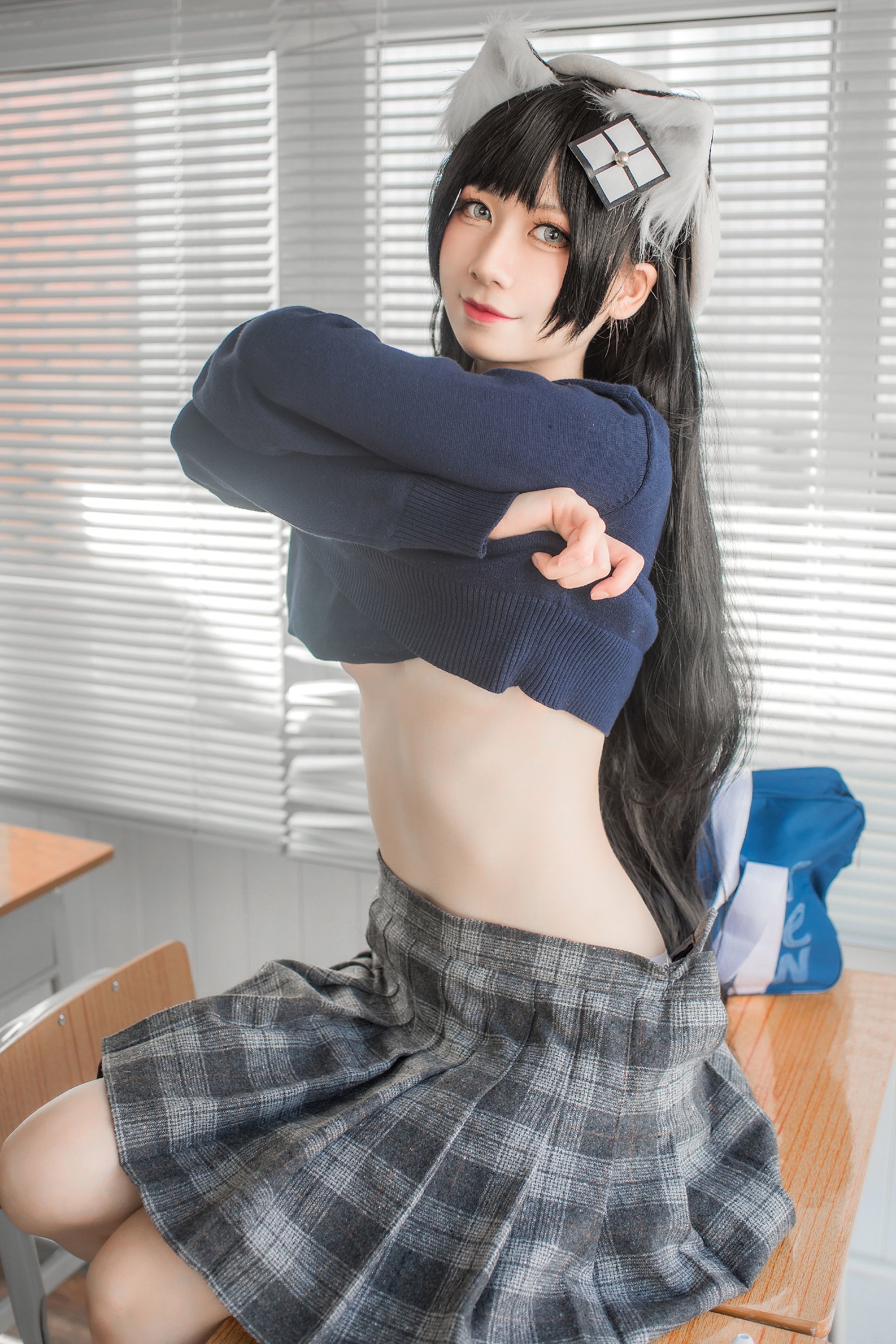 Internet Celebrity COSER Photobook] Izumi Quan Taizi Welfare - Pure White Graduation Season
