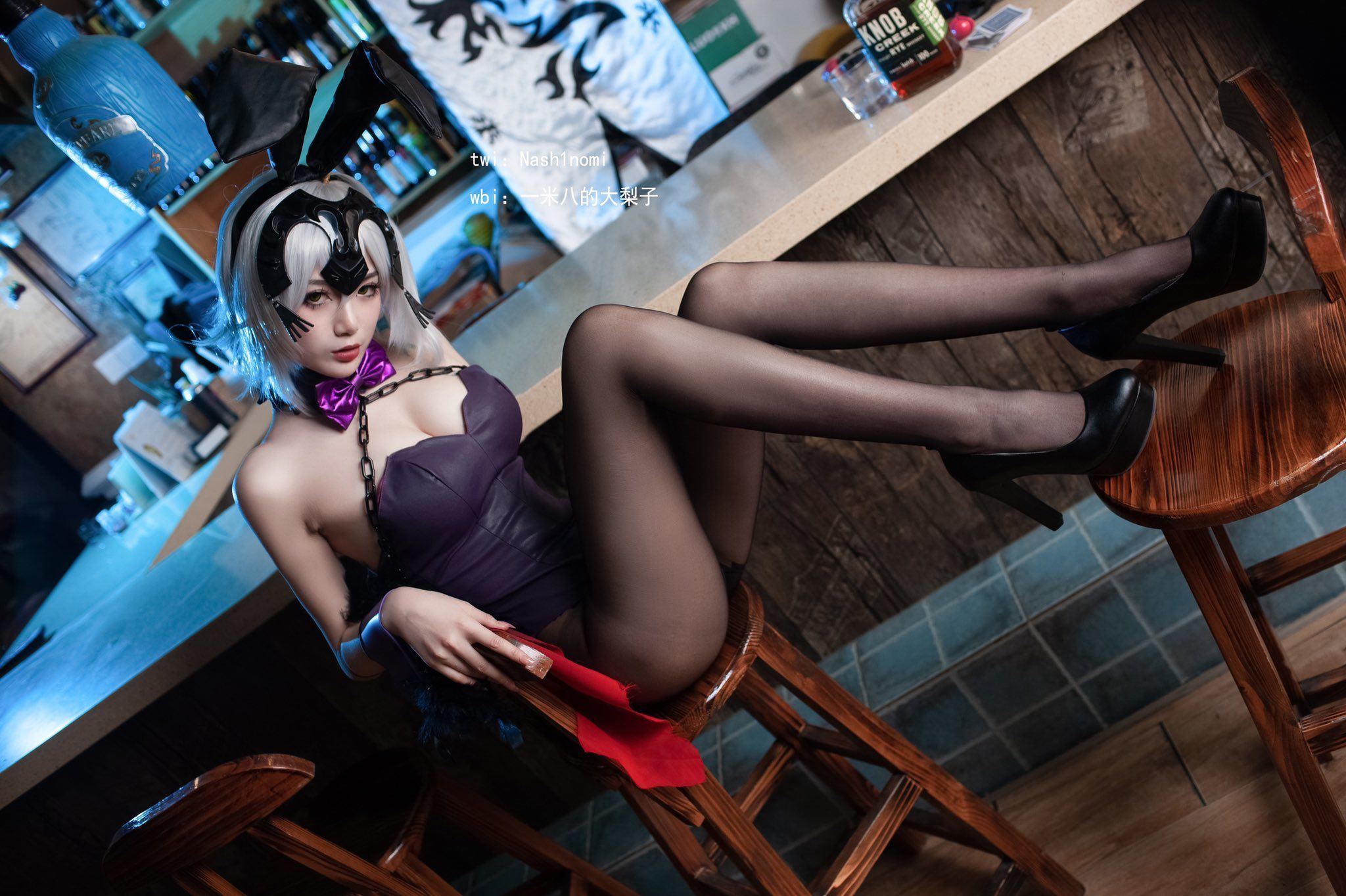 Net Red Coser Bộ ảnh] Một Mét Tám Đại Lị Tử - Jeanne Đen Gái Thỏ