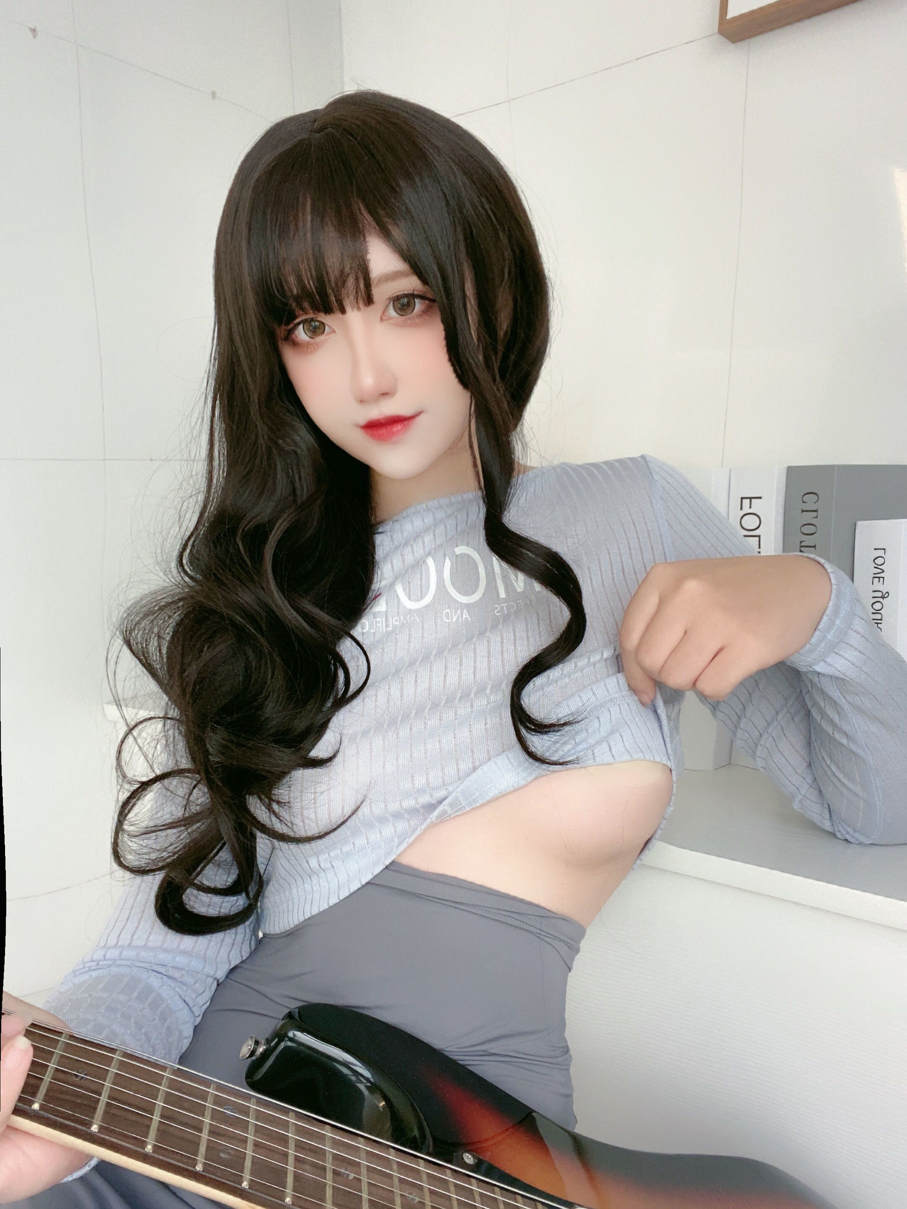 왕홍 COSER 사진] 애니메이션 블로거 구곡 진 - 기타 여동생