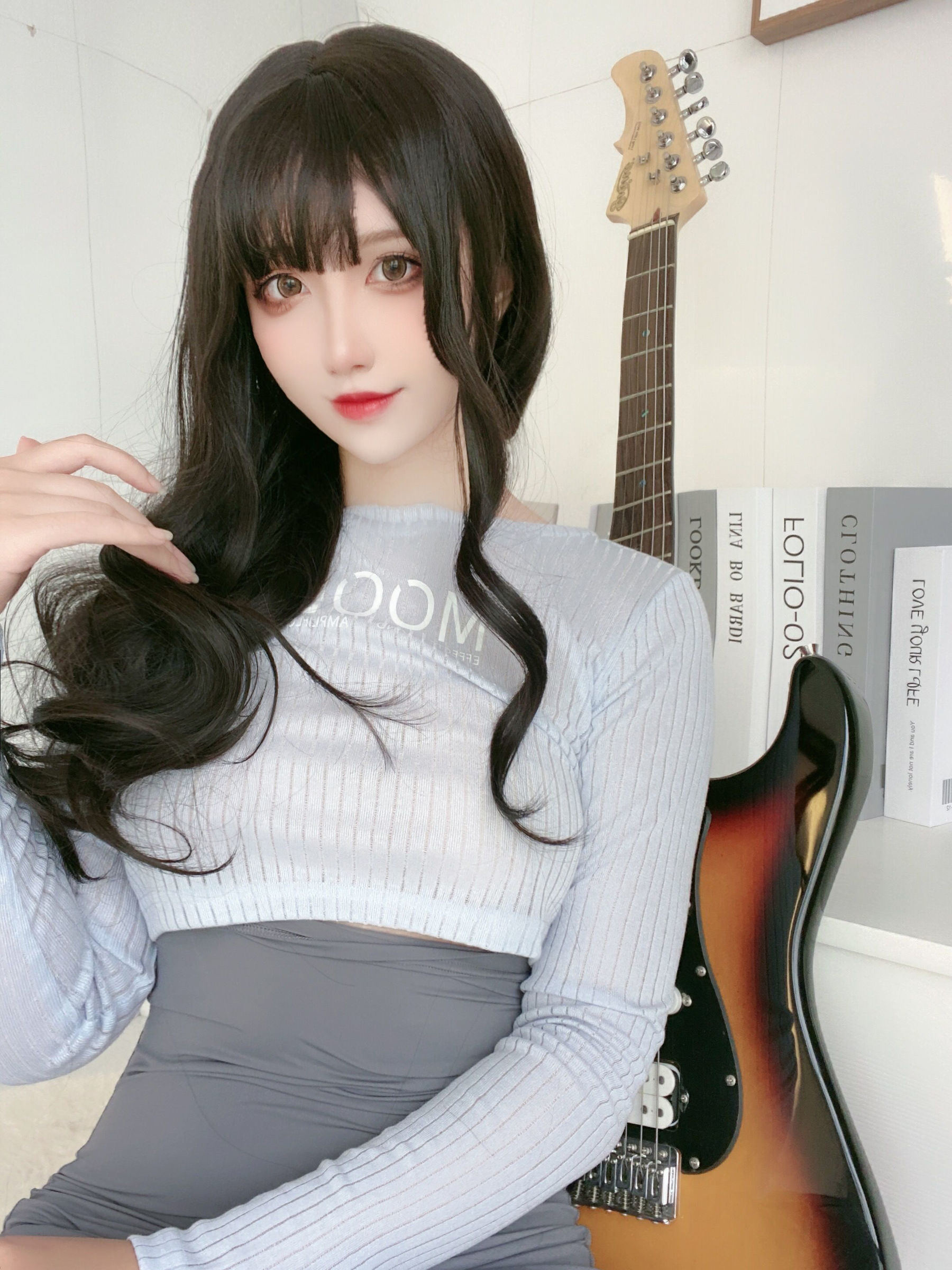 왕홍 COSER 사진] 애니메이션 블로거 구곡 진 - 기타 여동생