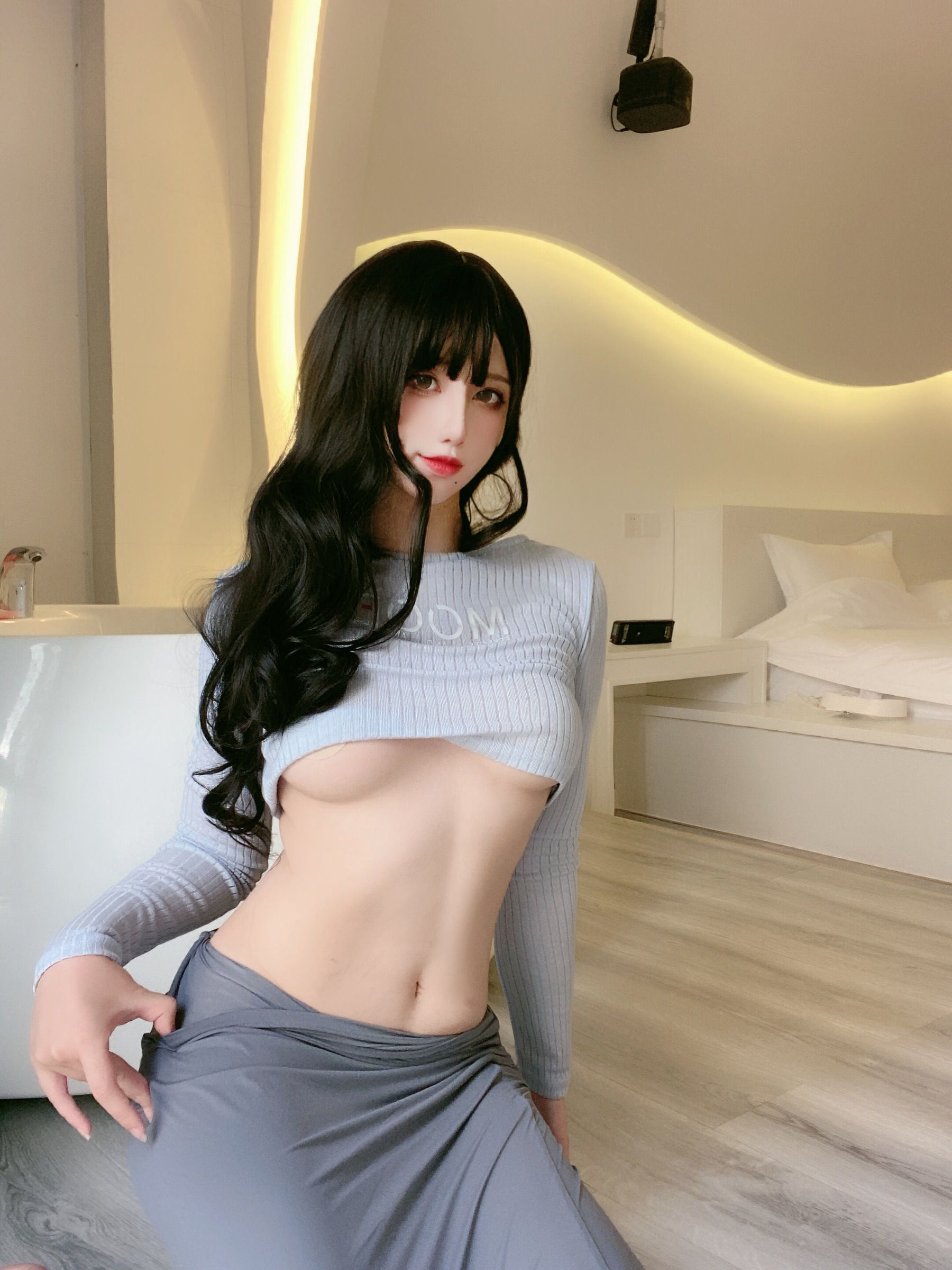 왕홍 COSER 사진] 애니메이션 블로거 구곡 진 - 기타 여동생