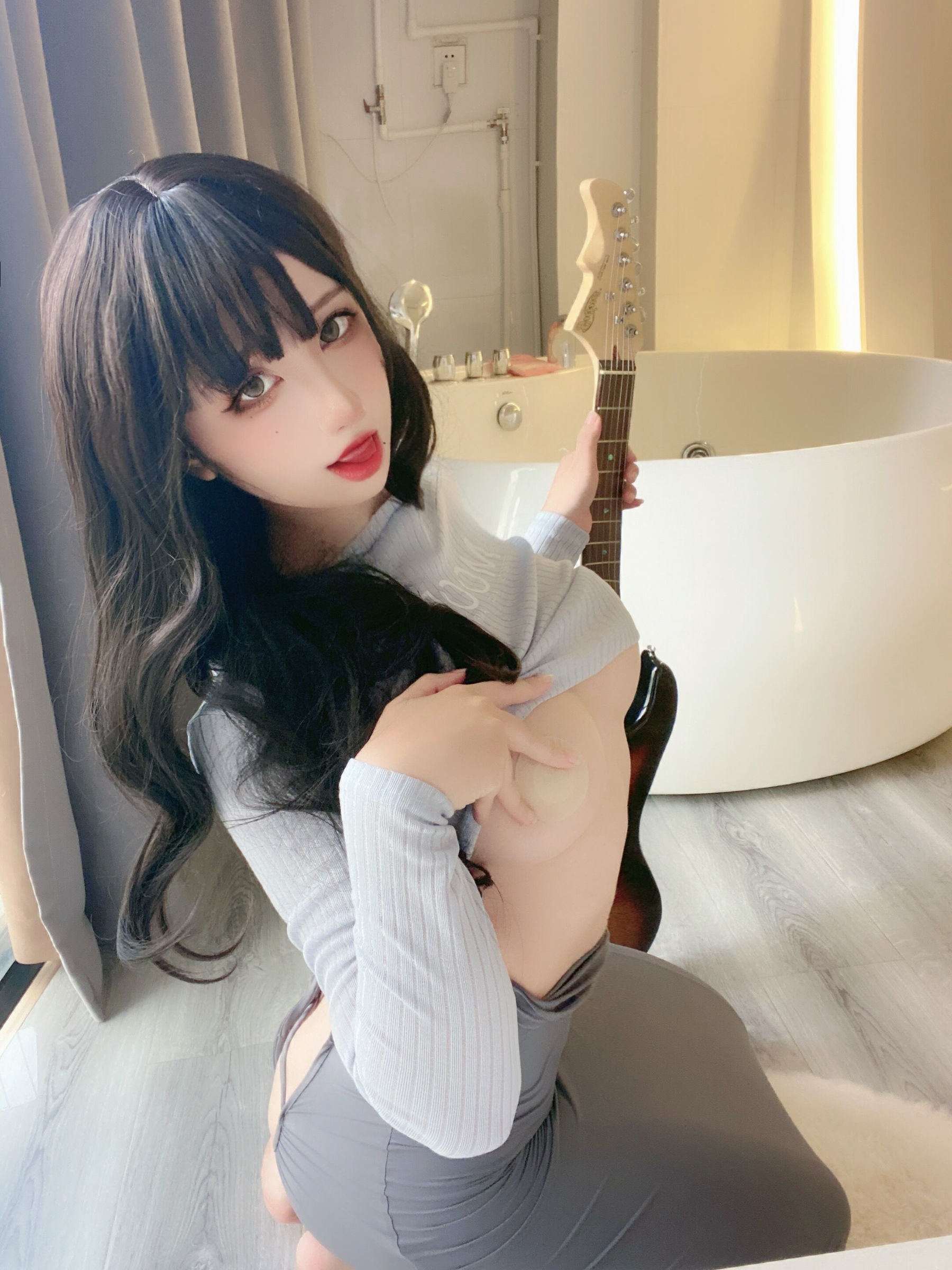 왕홍 COSER 사진] 애니메이션 블로거 구곡 진 - 기타 여동생