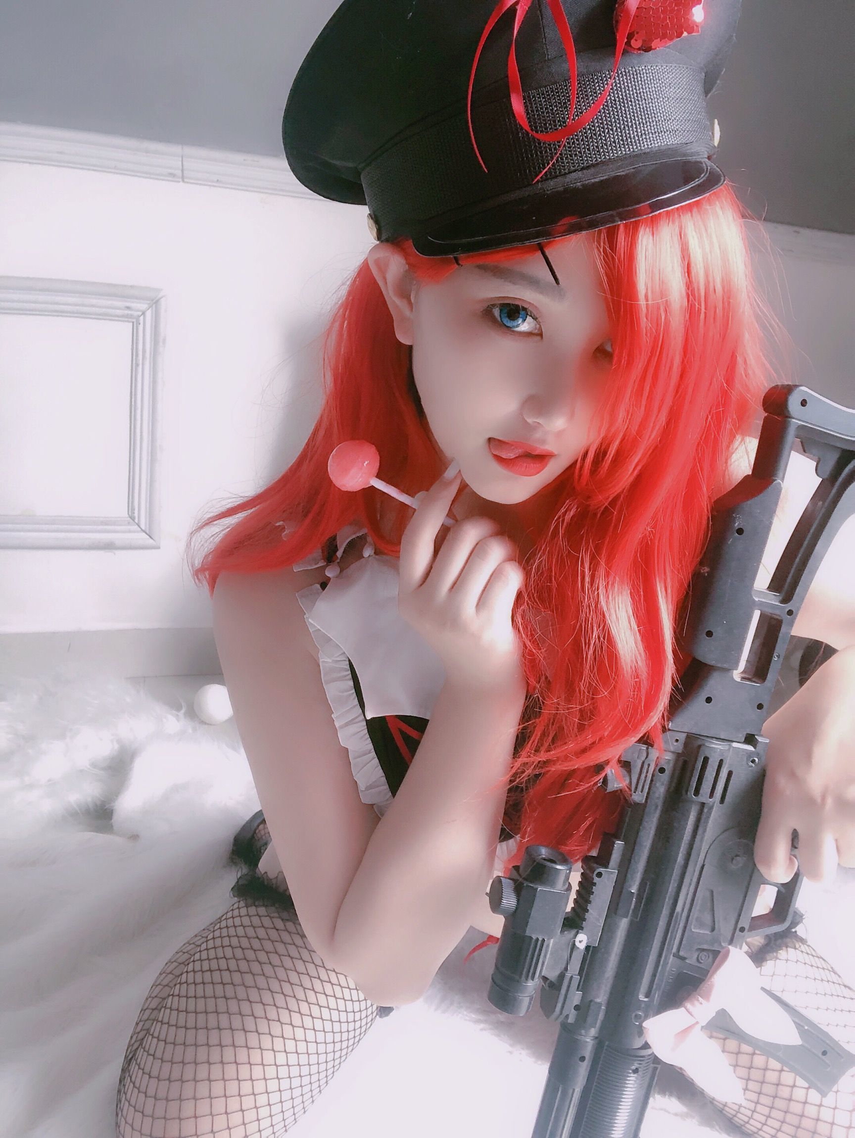 เน็ตไอดอล คอสเซอร์ 写真] บล็อกเกอร์อนิเมะ เฉิงเฉิงโย - ผมแดง