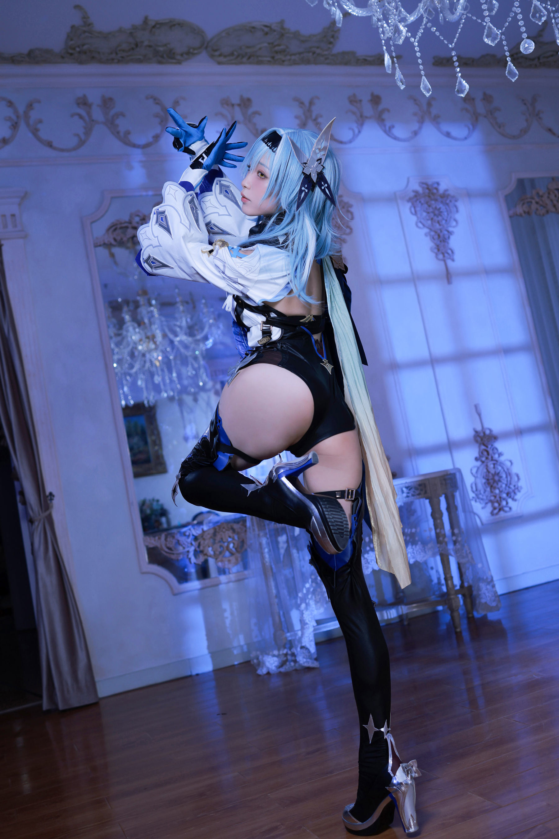 [网红COSER写真] 动漫博主水淼aqua - 原神优菈 原造