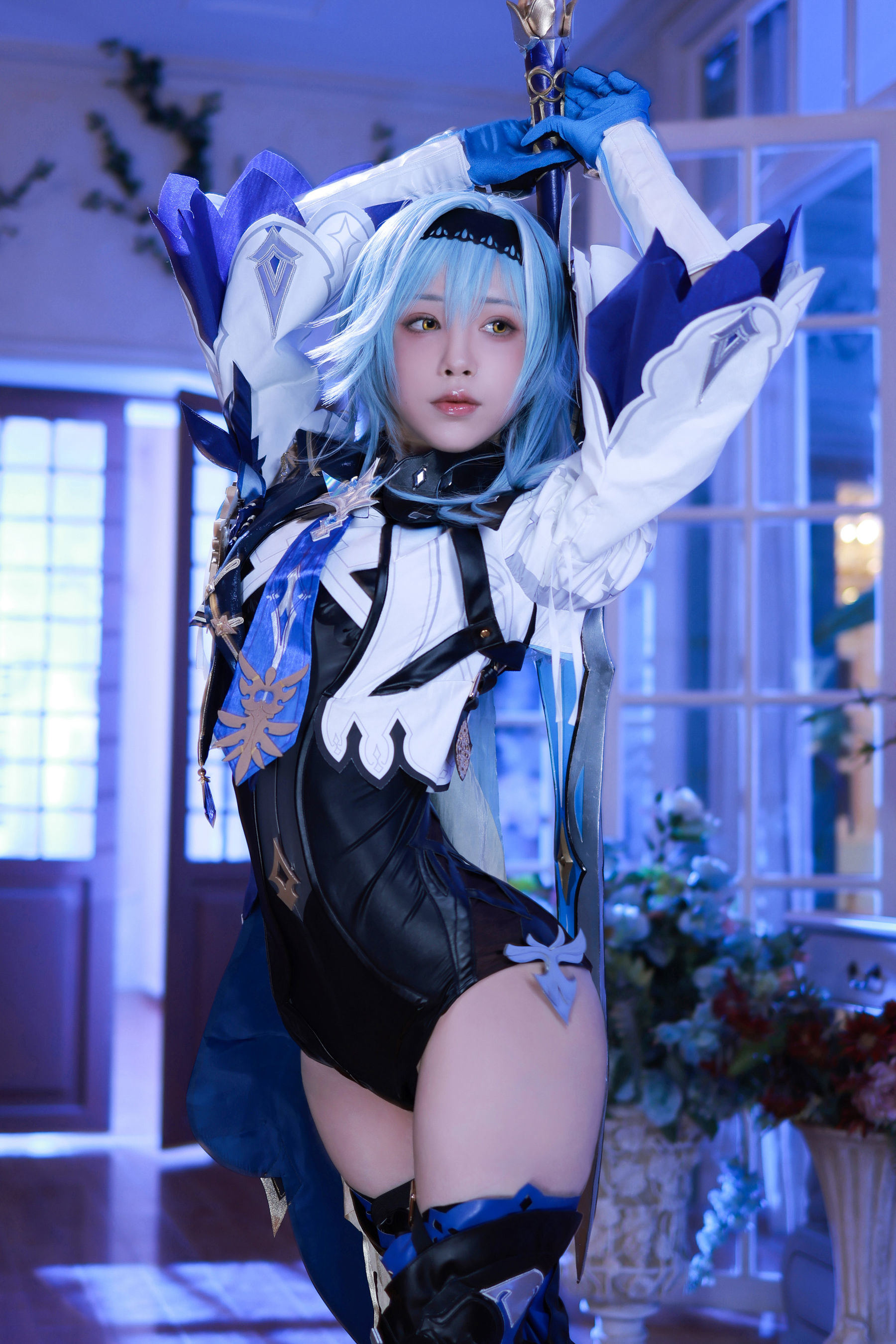 [网红COSER写真] 动漫博主水淼aqua - 原神优菈 原造