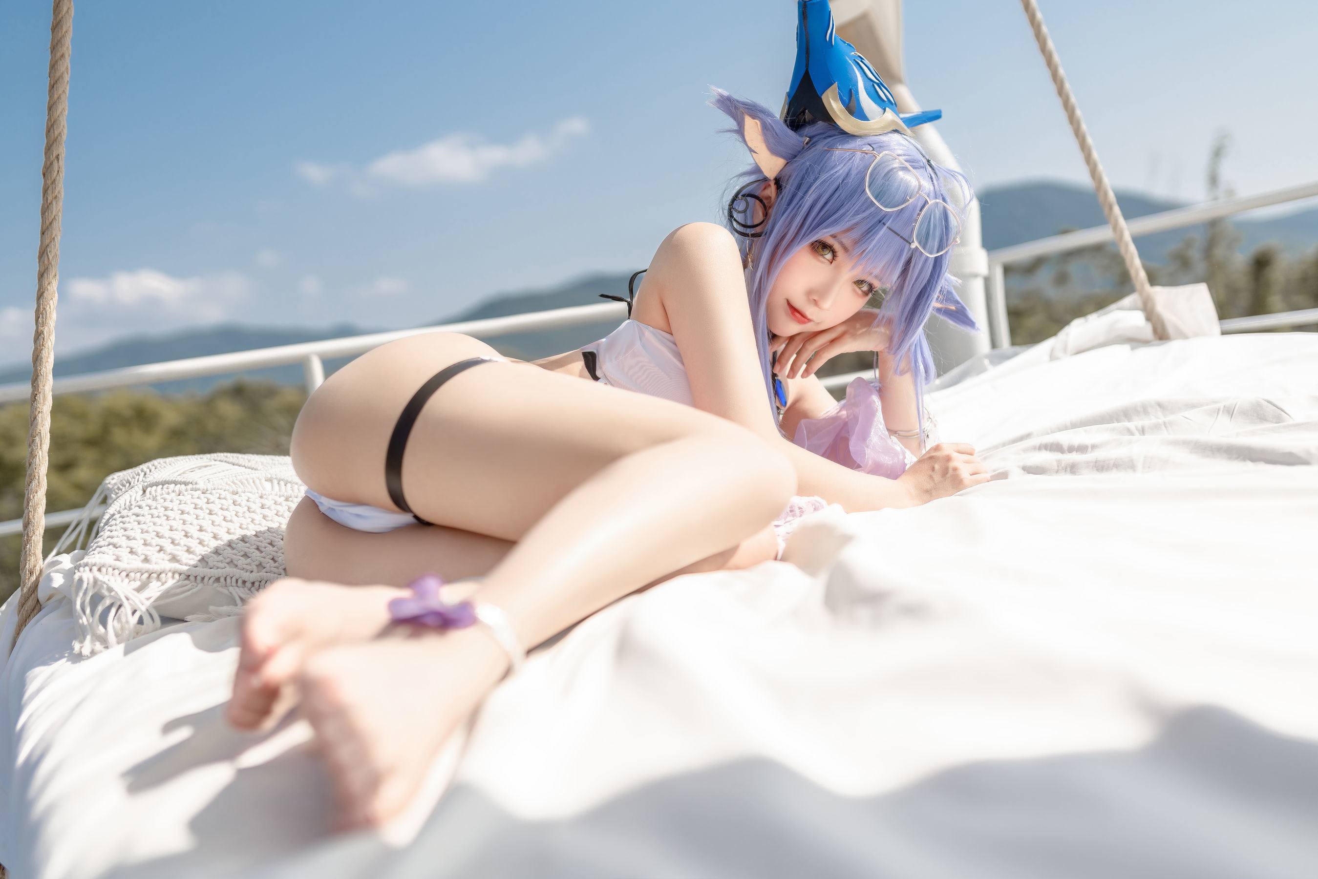 [网红COSER写真] 动漫博主蠢沫沫 - 童の假日 士佐