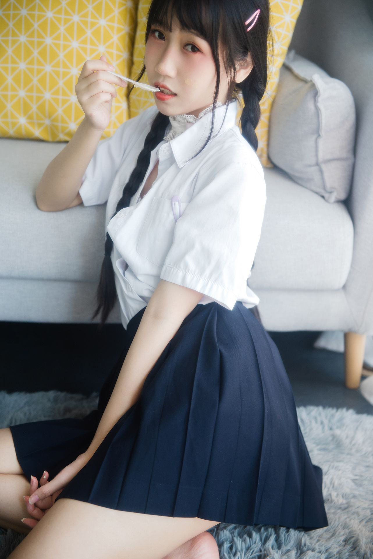 Ảnh sách Coser ngôi sao mạng] Coser Bất Đái Mão nổi tiếng Weibo - Cô gái Kem