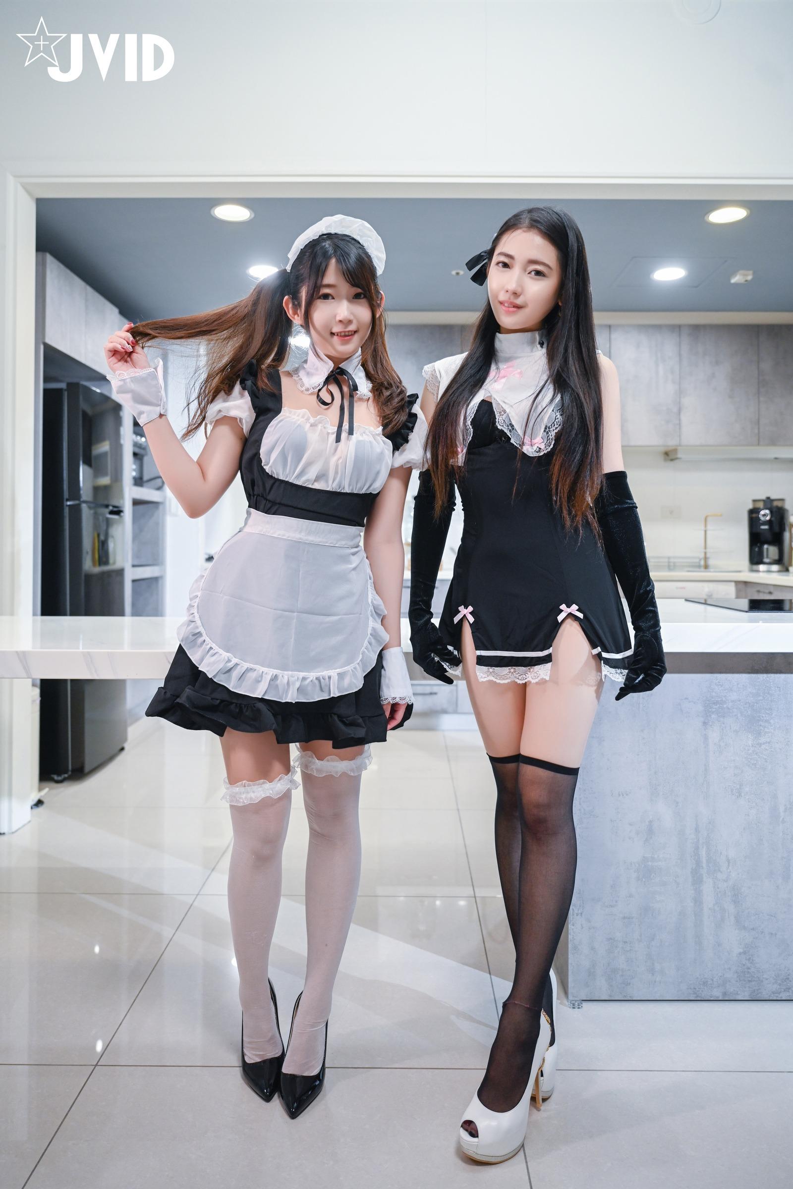 [JVID] 夏暮光&肉包 - 女仆 94P