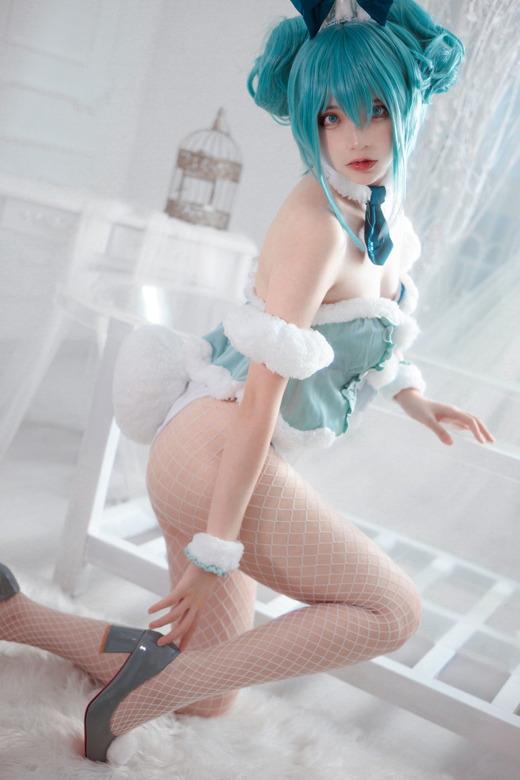 Internet Celebrity Cosplayer Photos] Feng Mao ss - Hatsune Miku Bunny Girl