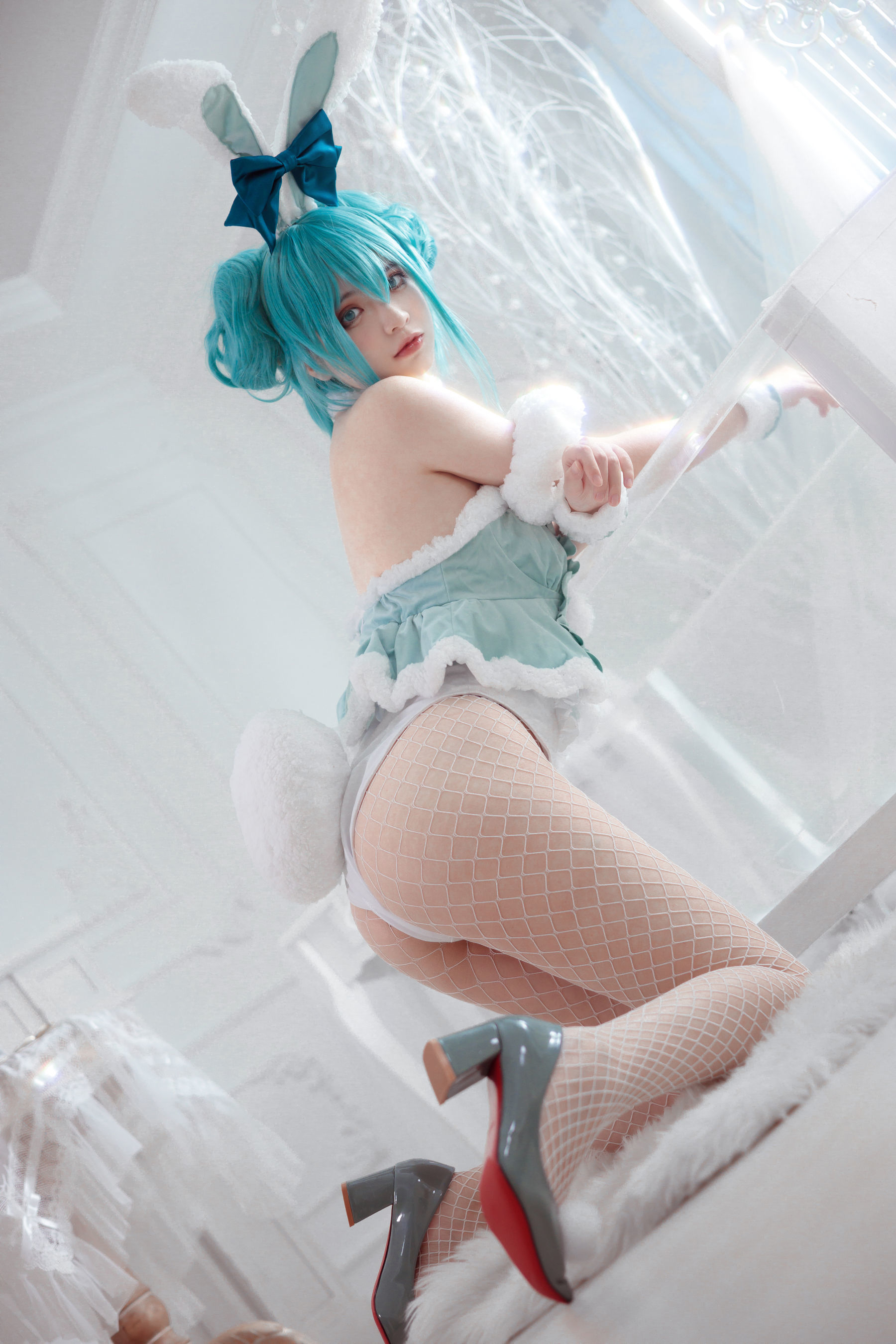 Internet Celebrity Cosplayer Photos] Feng Mao ss - Hatsune Miku Bunny Girl