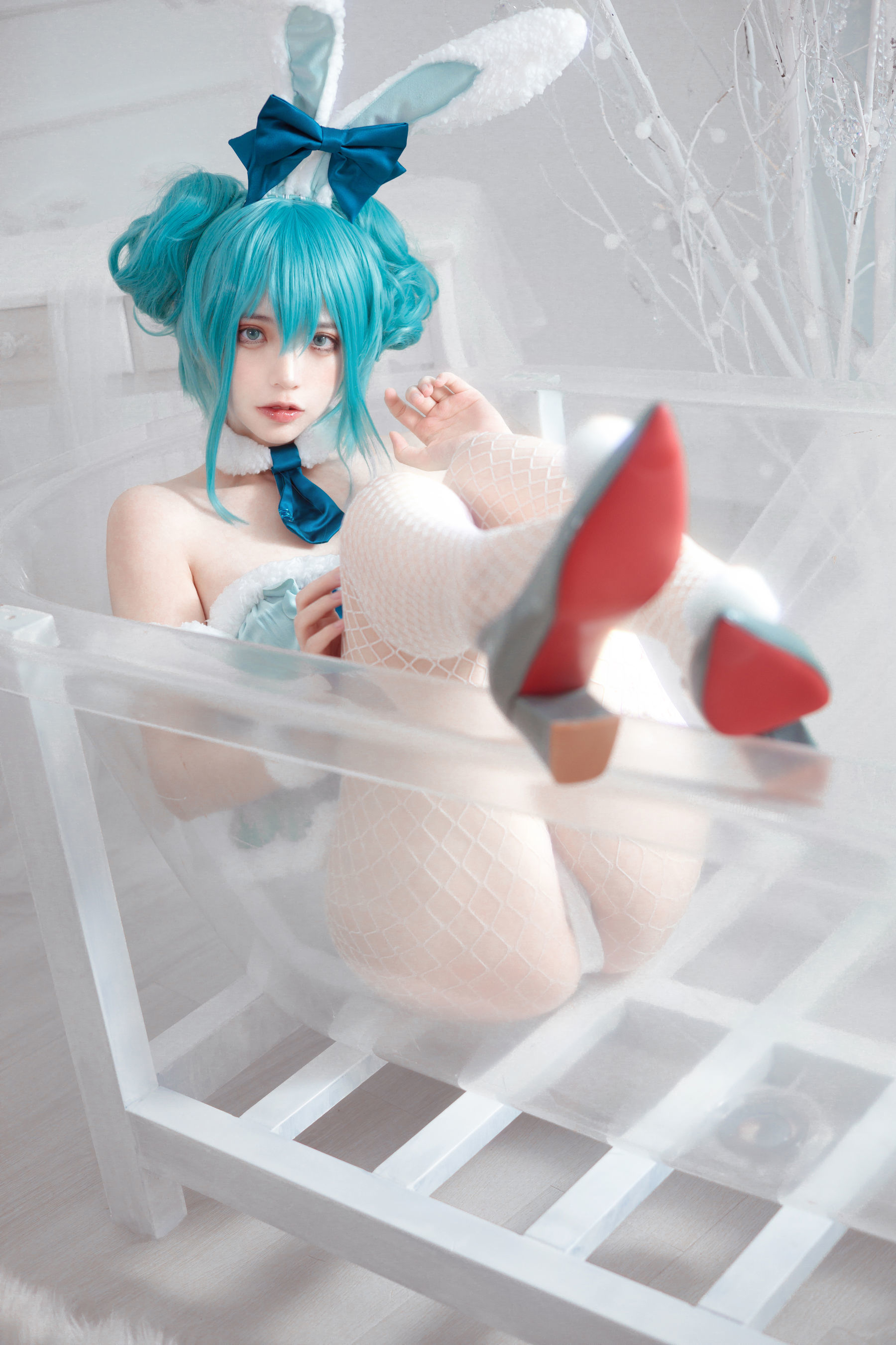 Internet Celebrity Cosplayer Photos] Feng Mao ss - Hatsune Miku Bunny Girl