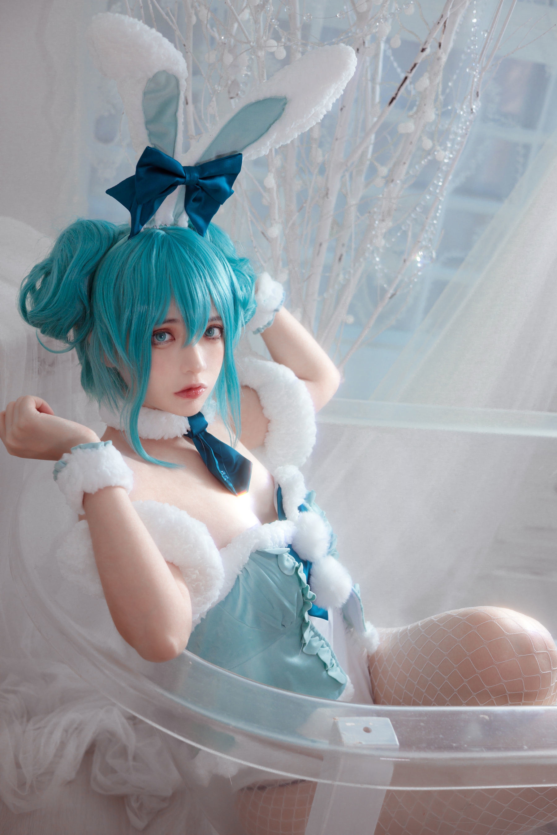 Internet Celebrity Cosplayer Photos] Feng Mao ss - Hatsune Miku Bunny Girl