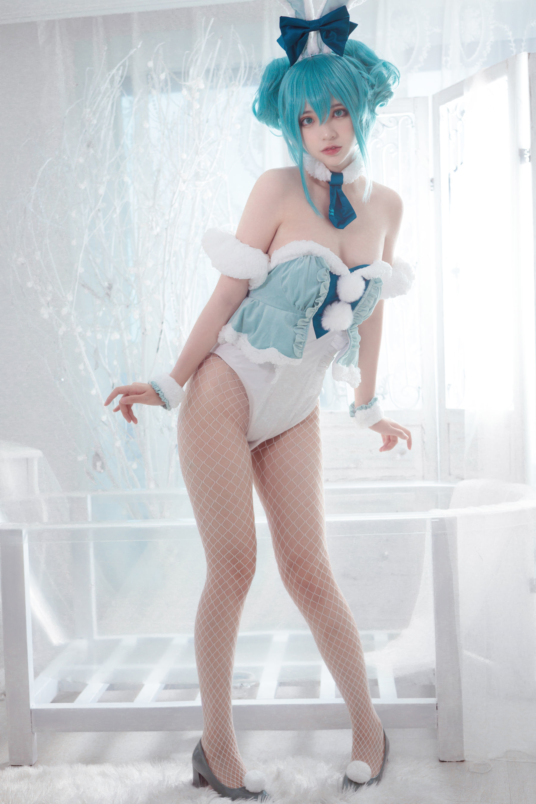 Internet Celebrity Cosplayer Photos] Feng Mao ss - Hatsune Miku Bunny Girl
