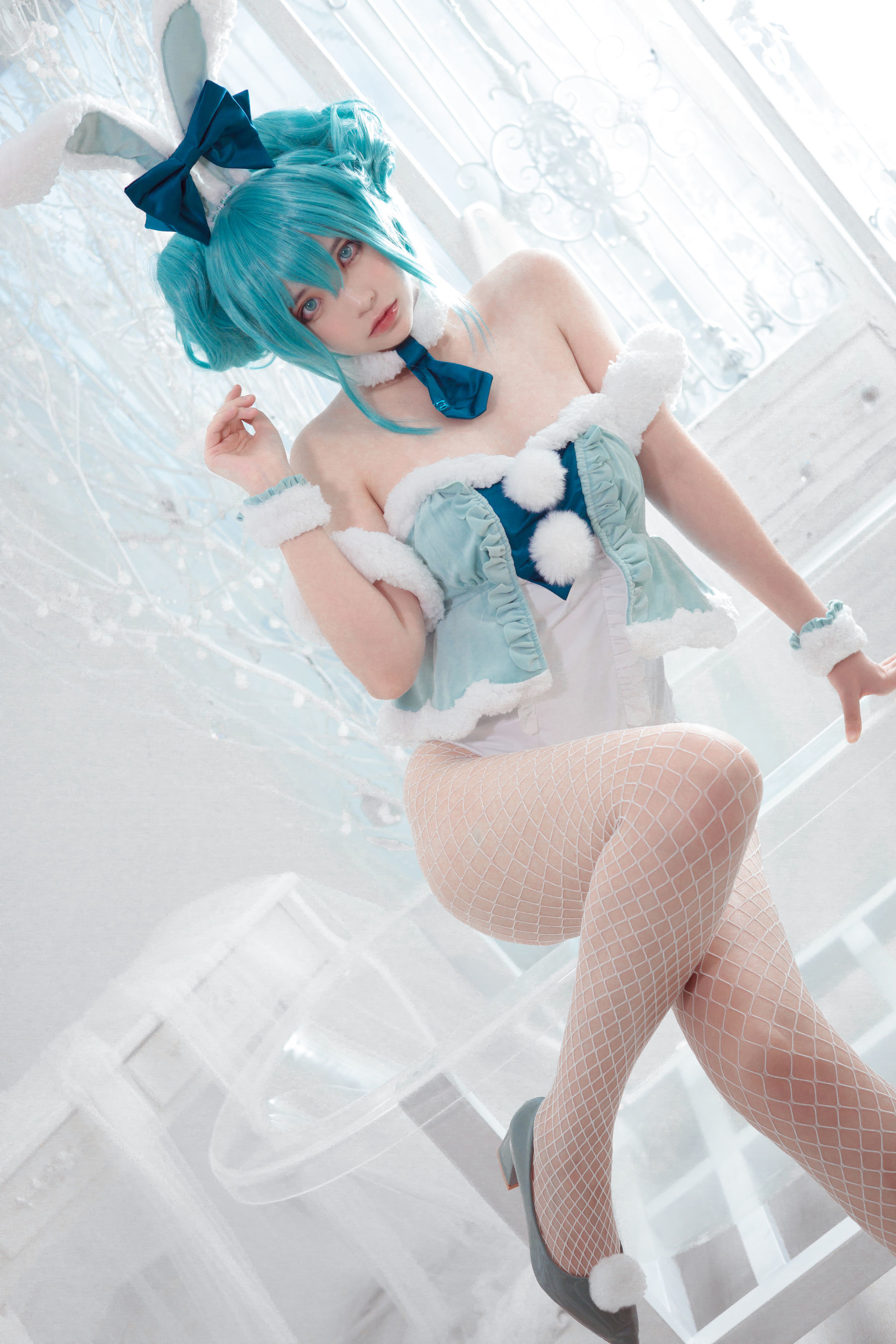 [网红COSER写真] 疯猫ss - miku初音兔女郎