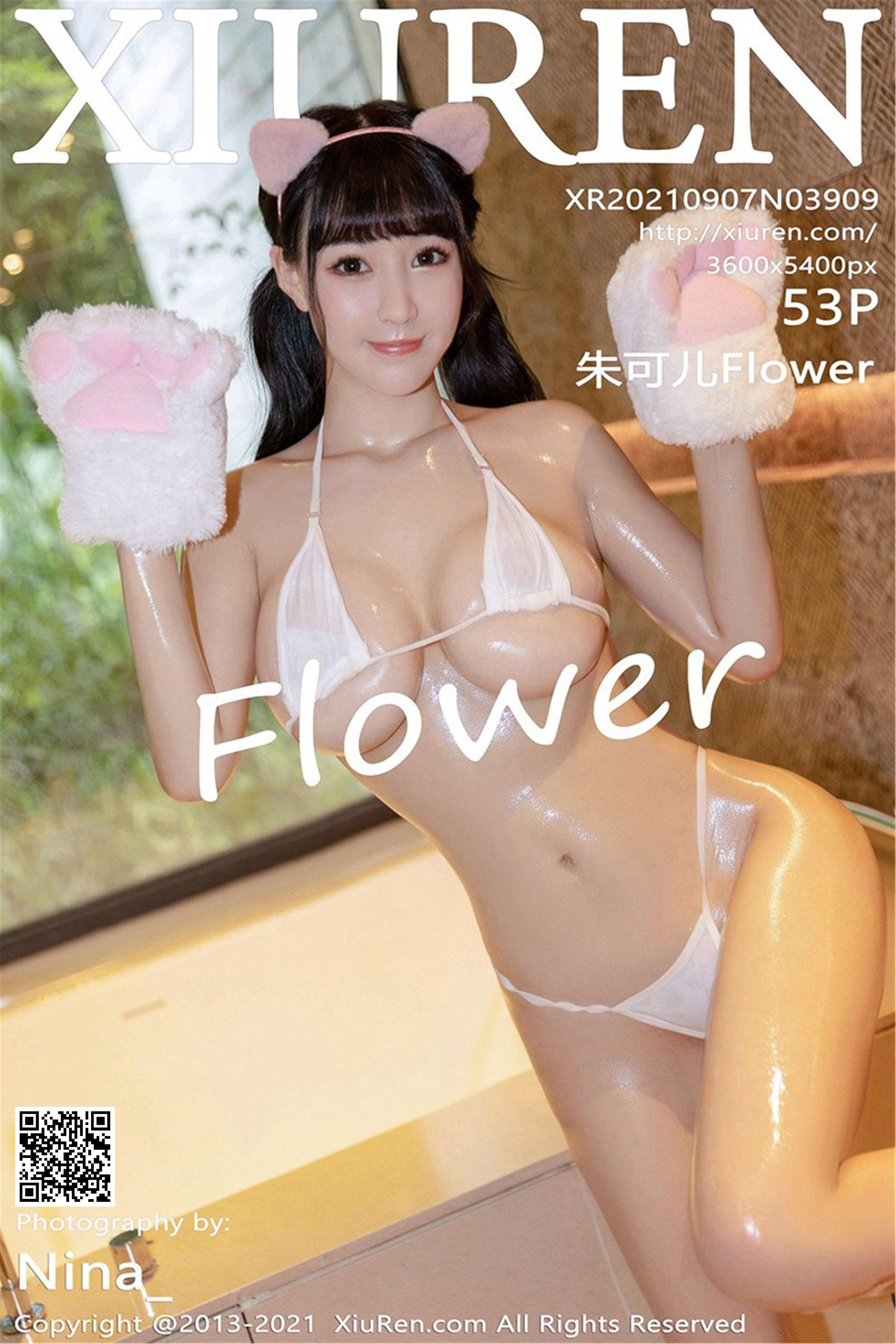 [XIUREN] No.3909 朱可儿Flower 54P