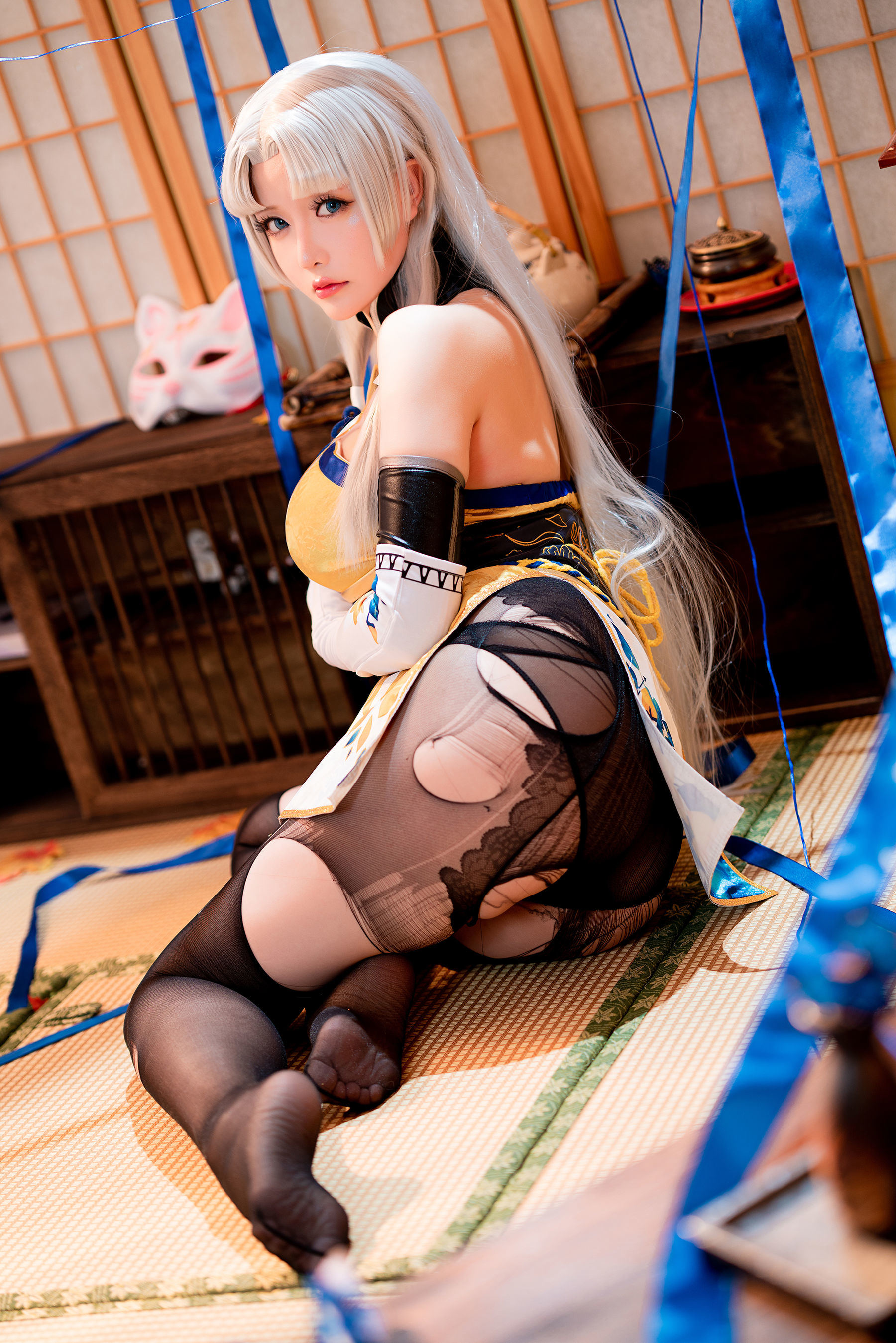 [福利COS] Coser小姐姐星之迟迟 - 胡桃