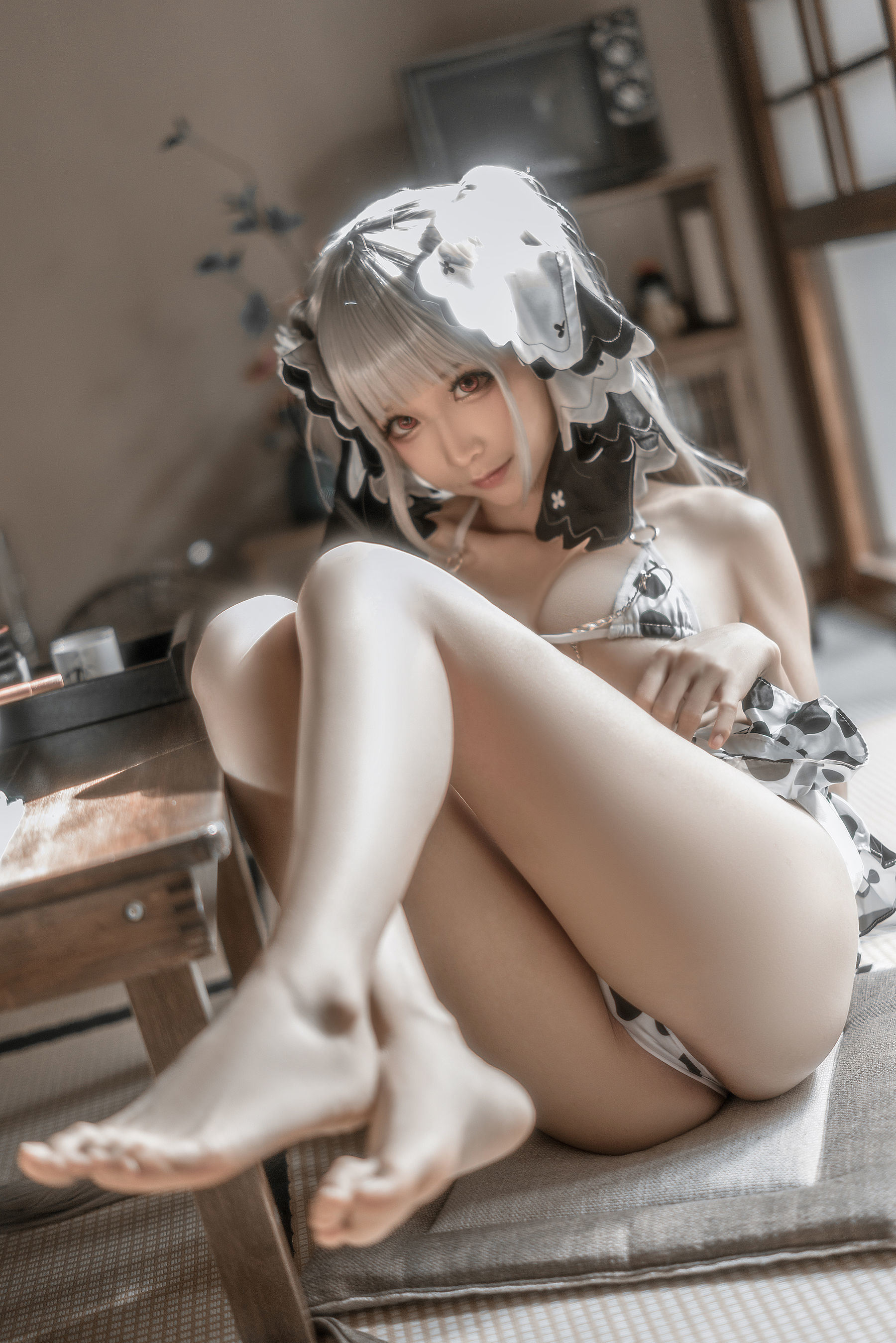 Phúc lợi COS] Blogger anime Chun Mo Mo - Áo cưới dễ thương phiên bản quý ông