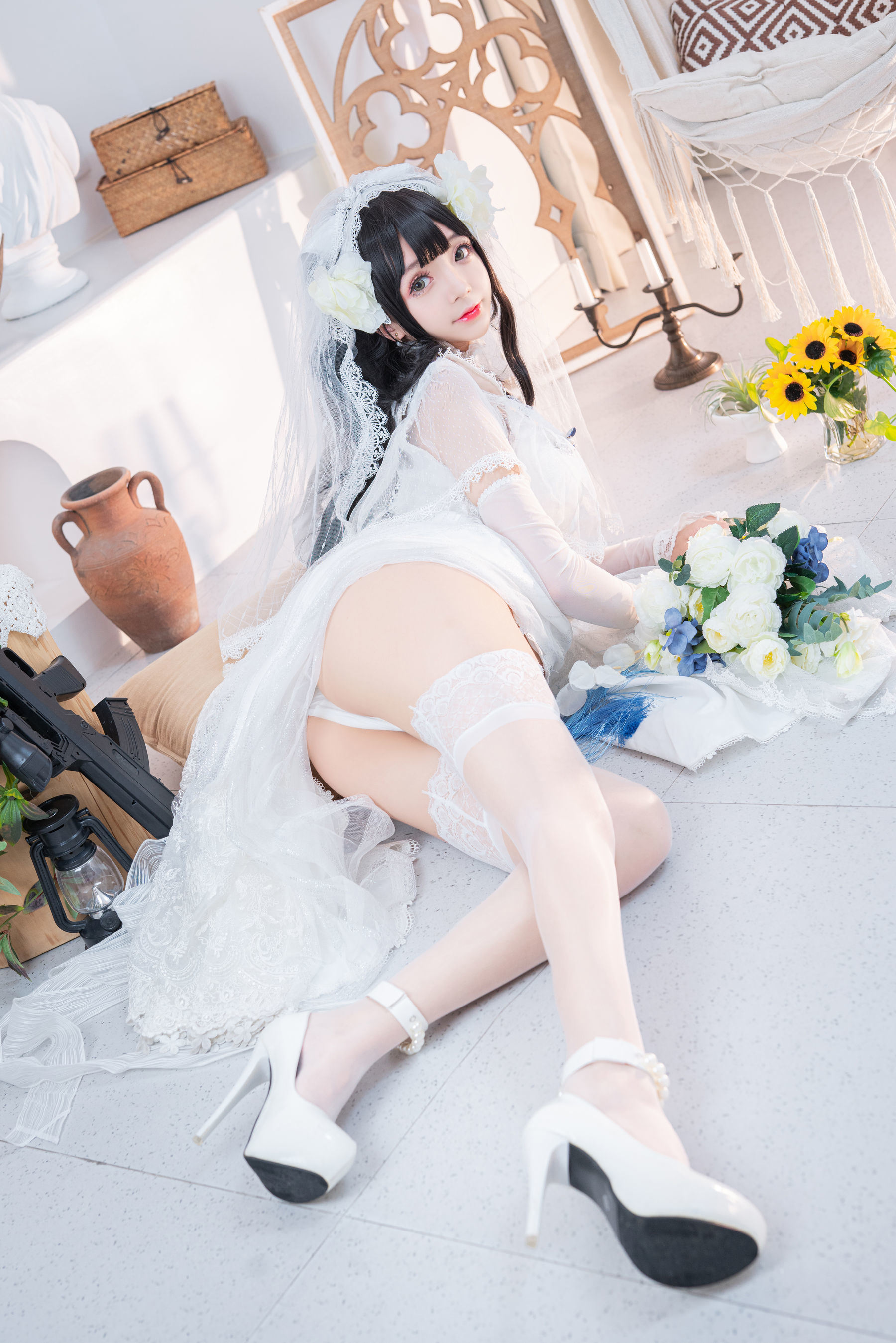 [福利COS] 松本甜奈姣 - 95式婚纱
