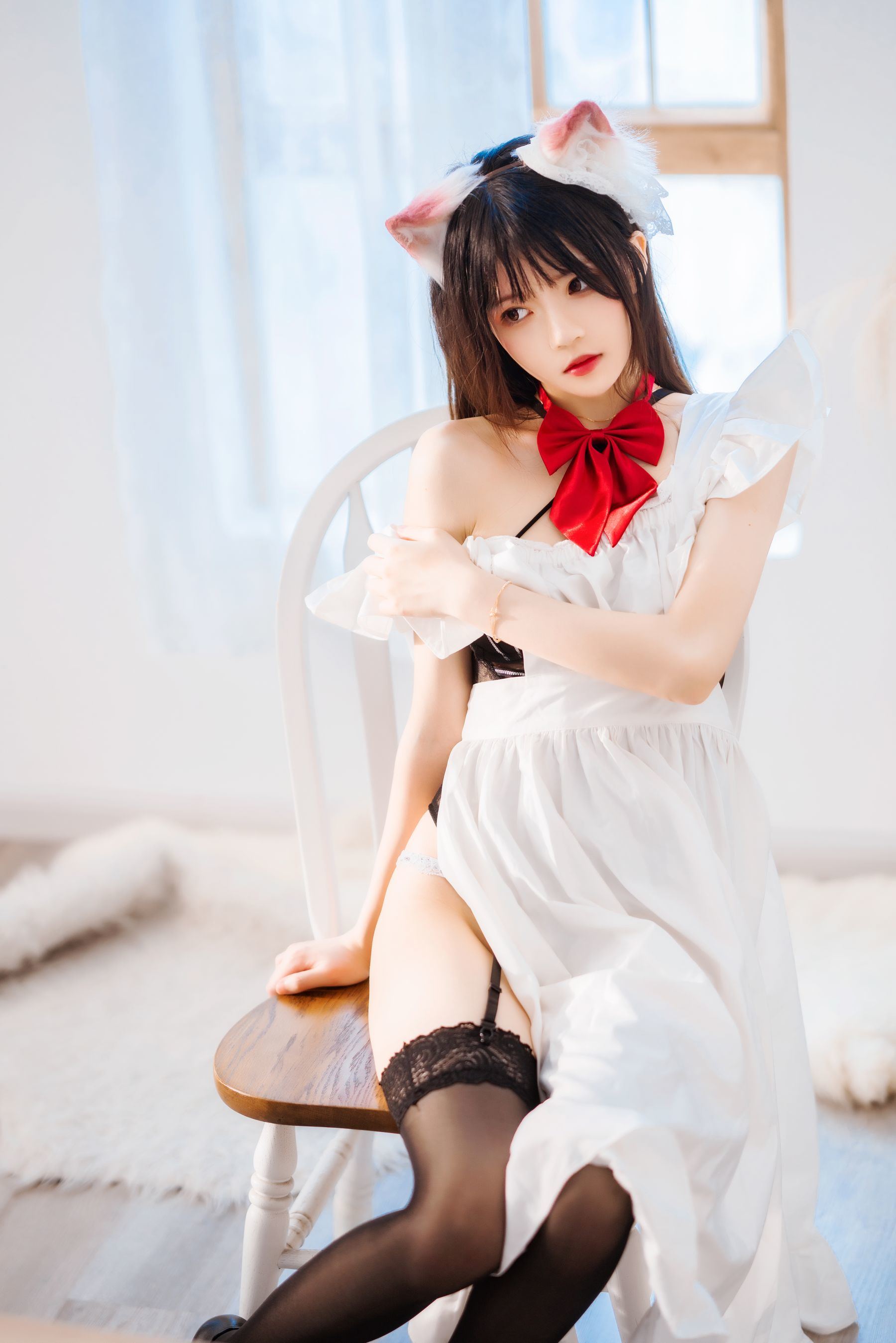Welfare Cosplay] Sakurato Meow - Long Skirt Girl Shake