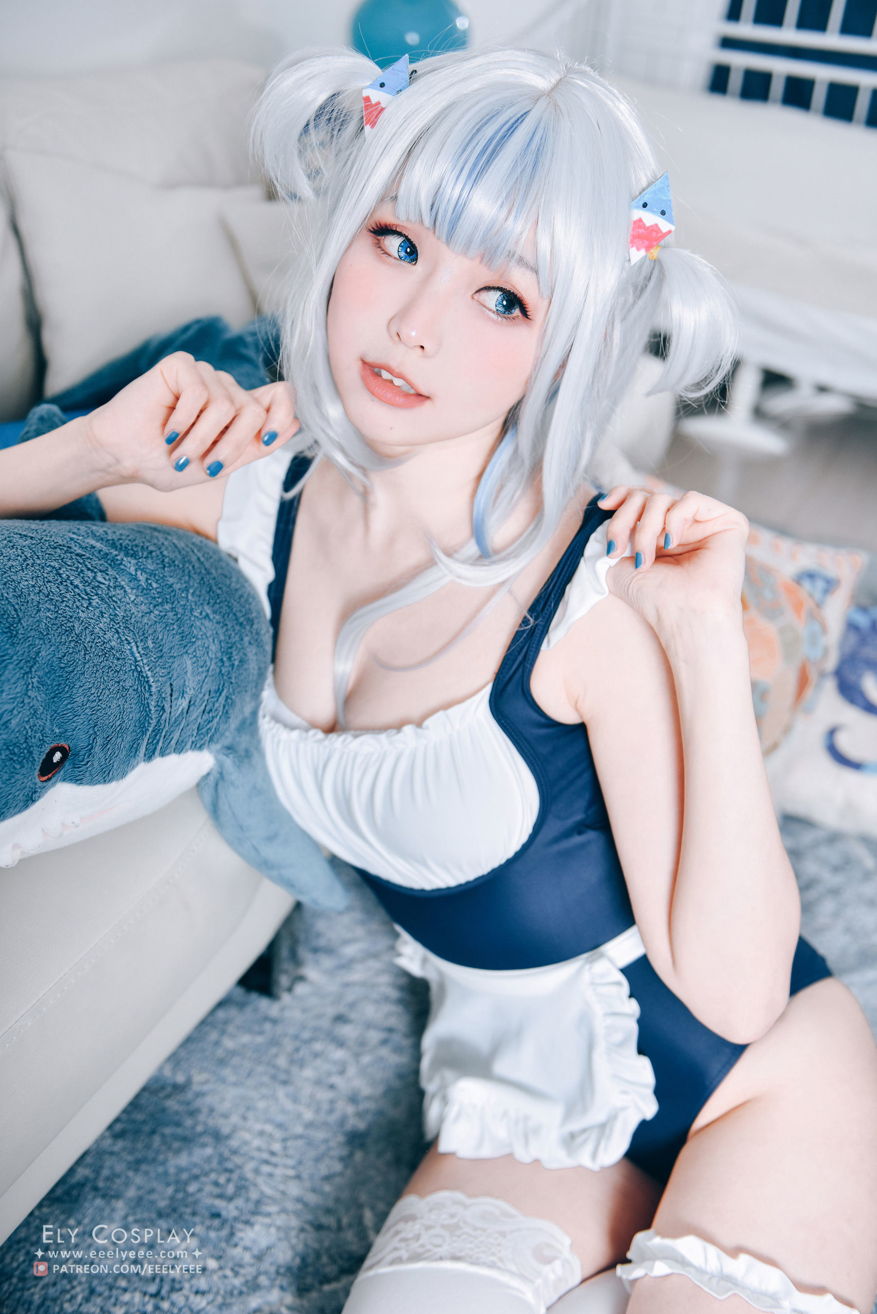 ファンサービスCOS] Ely_eee(ElyEE子) - ガウ・グラ(小シャーク) 水着