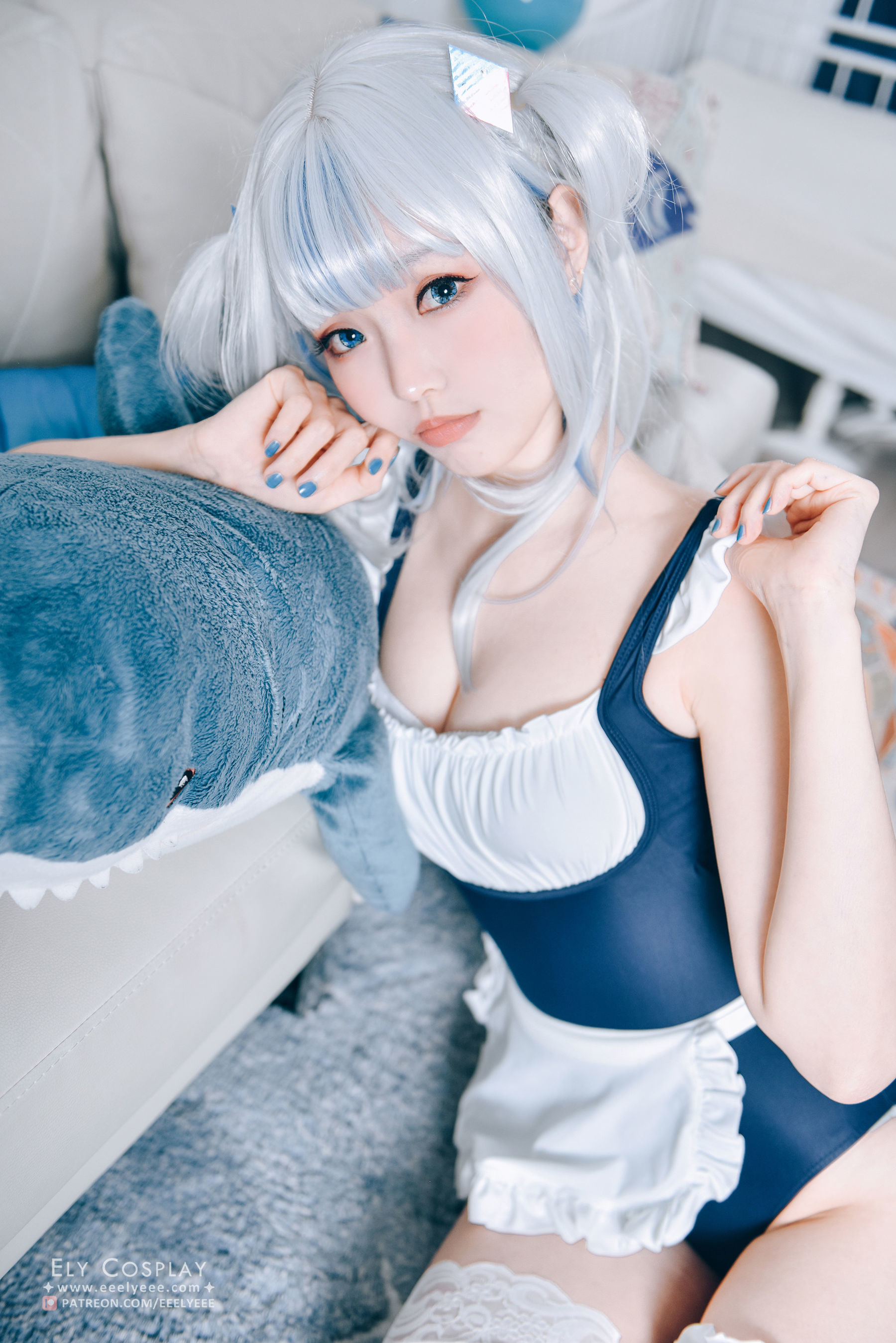 ファンサービスCOS] Ely_eee(ElyEE子) - ガウ・グラ(小シャーク) 水着